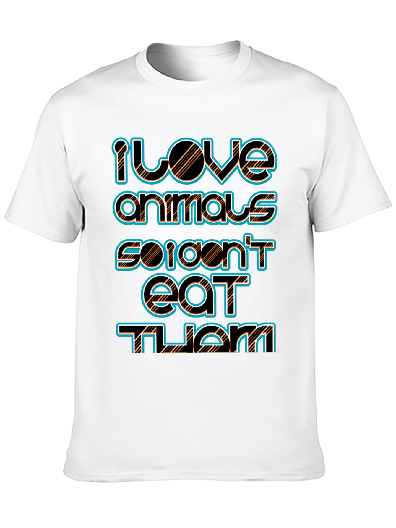 I Love Animals Vegan Tee