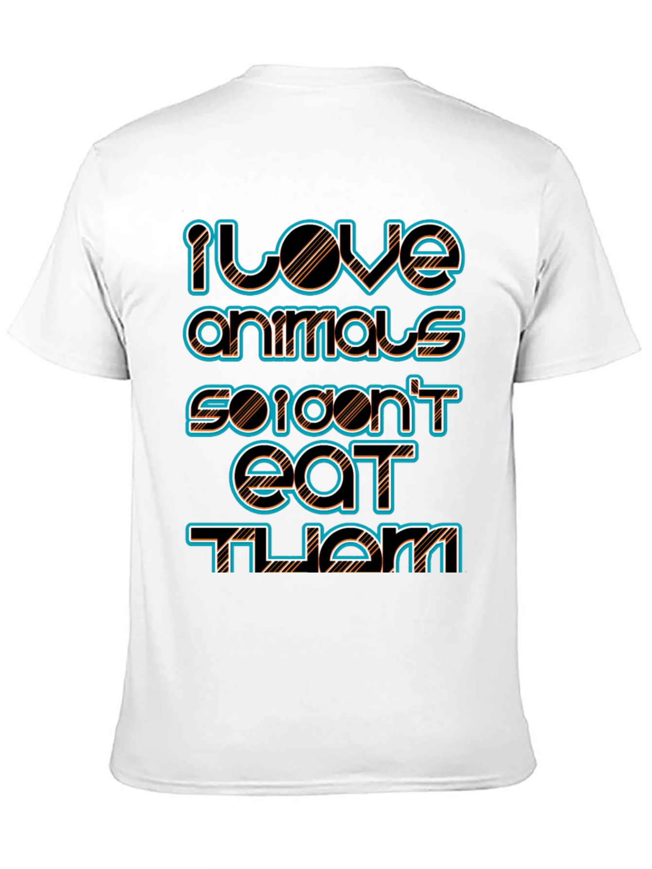 I Love Animals Vegan Tee