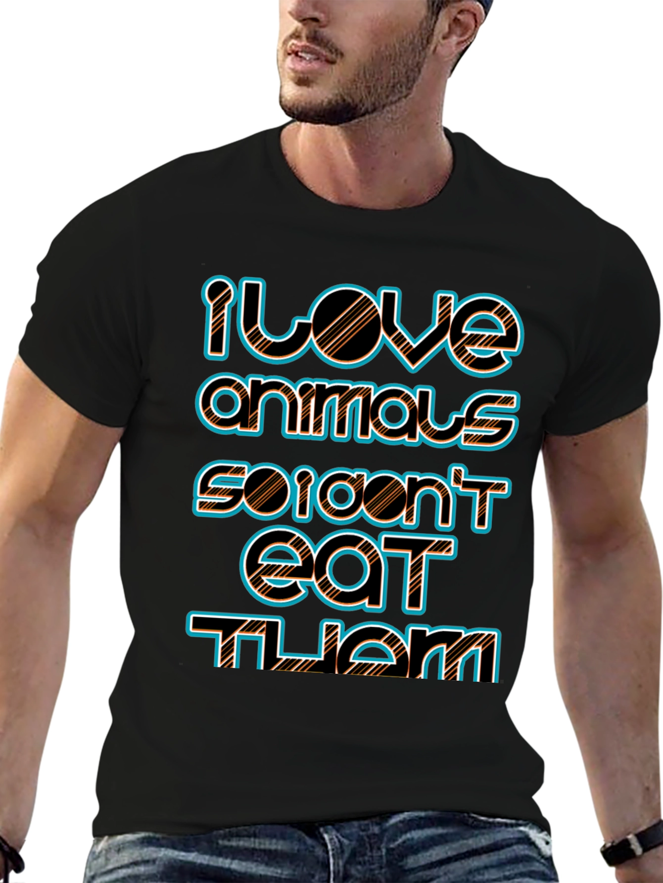 I Love Animals Vegan Tee