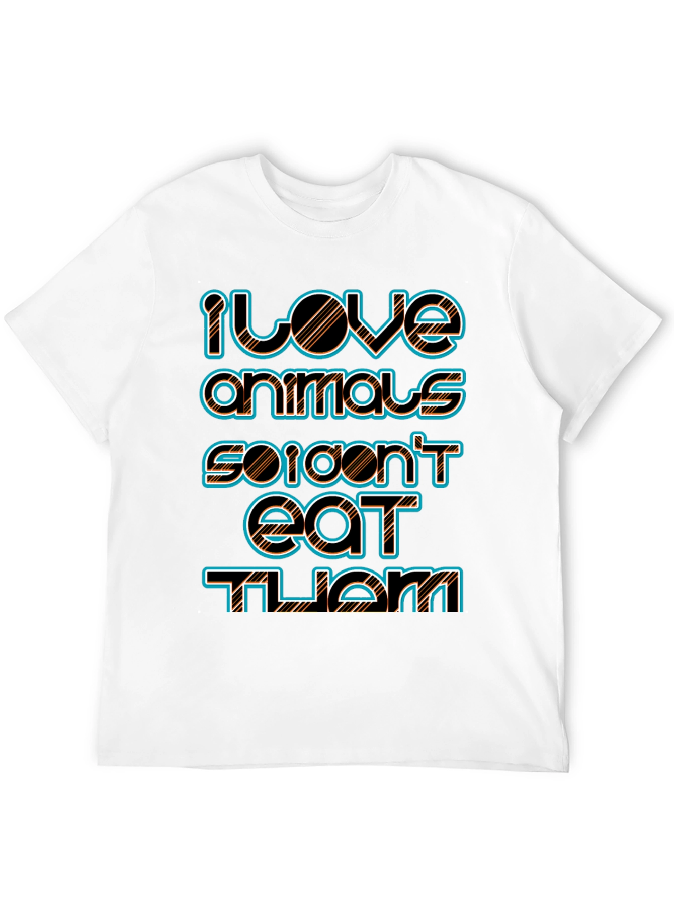 I Love Animals Vegan Tee