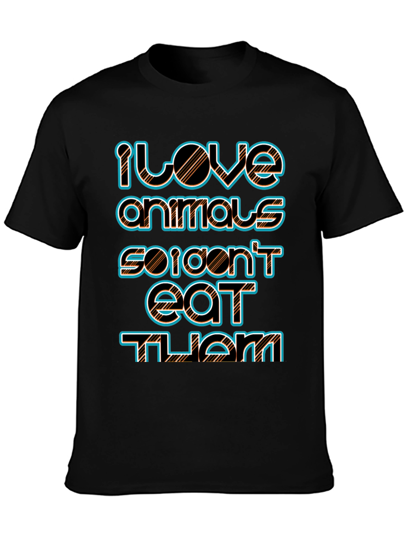 I Love Animals Vegan Tee