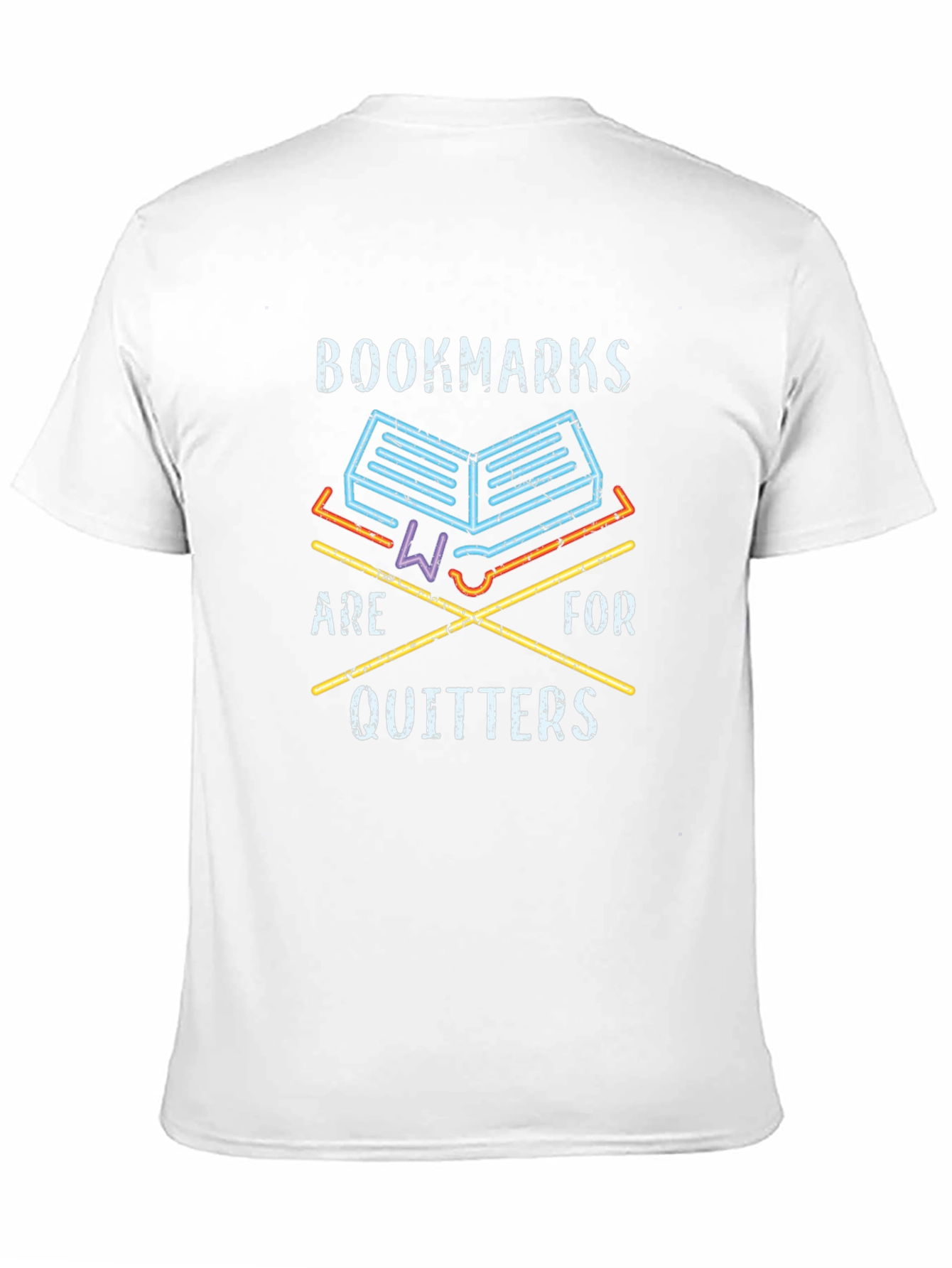 Bookmarks Are For Quitters Graphic Novelty T-Shirt
