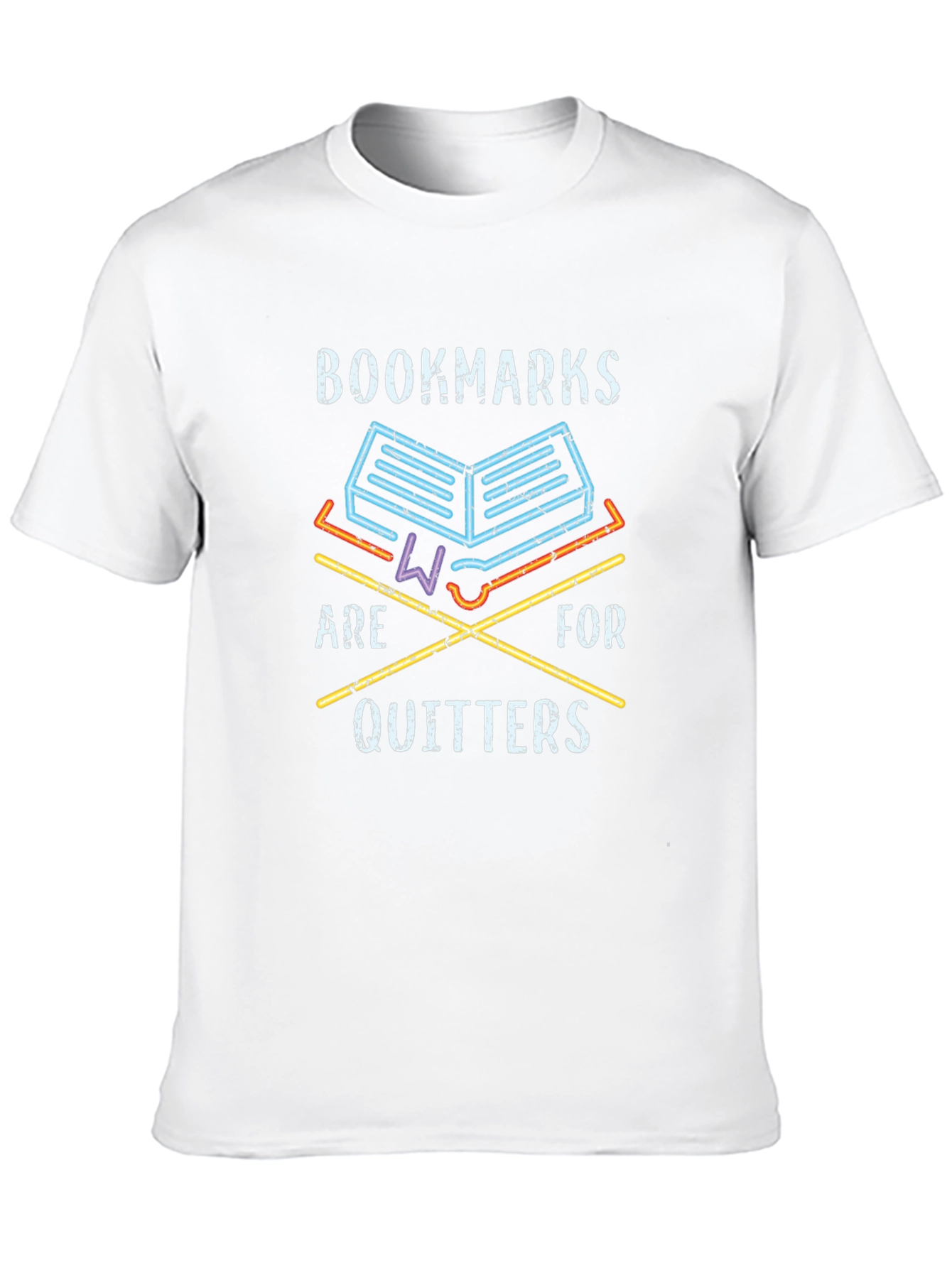 Bookmarks Are For Quitters Graphic Novelty T-Shirt