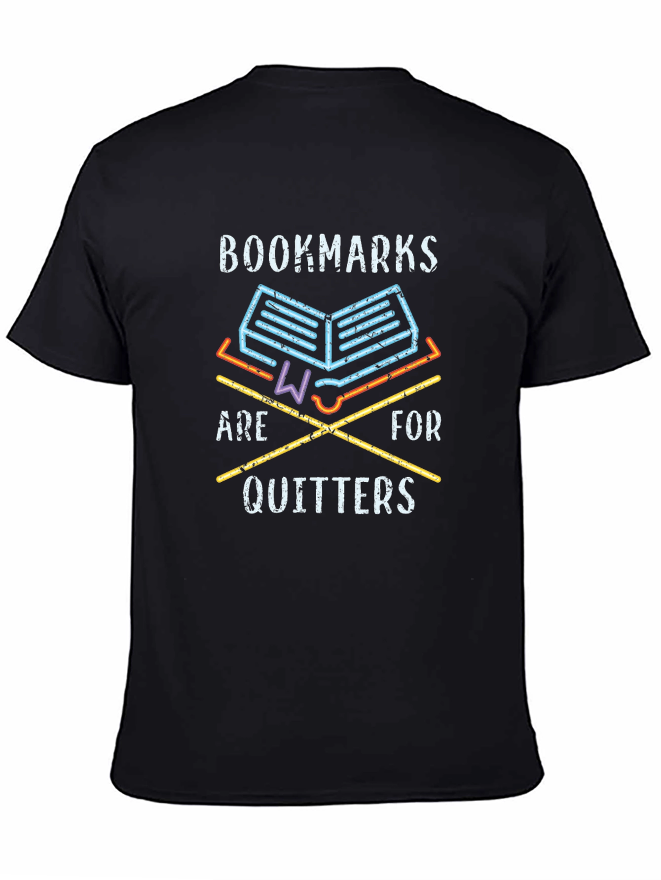 Bookmarks Are For Quitters Graphic Novelty T-Shirt