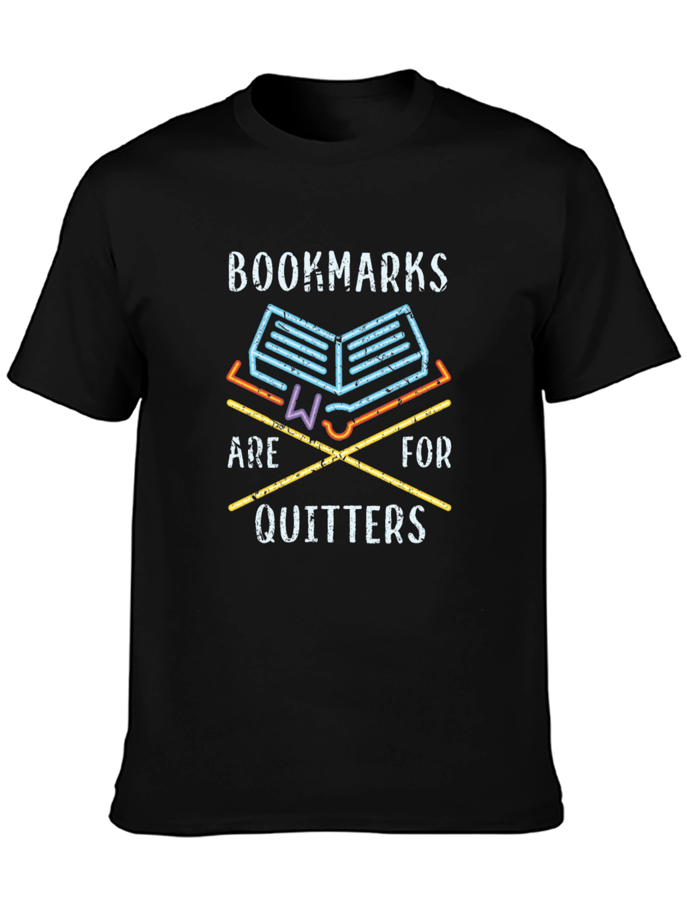 Bookmarks Are For Quitters Graphic Novelty T-Shirt