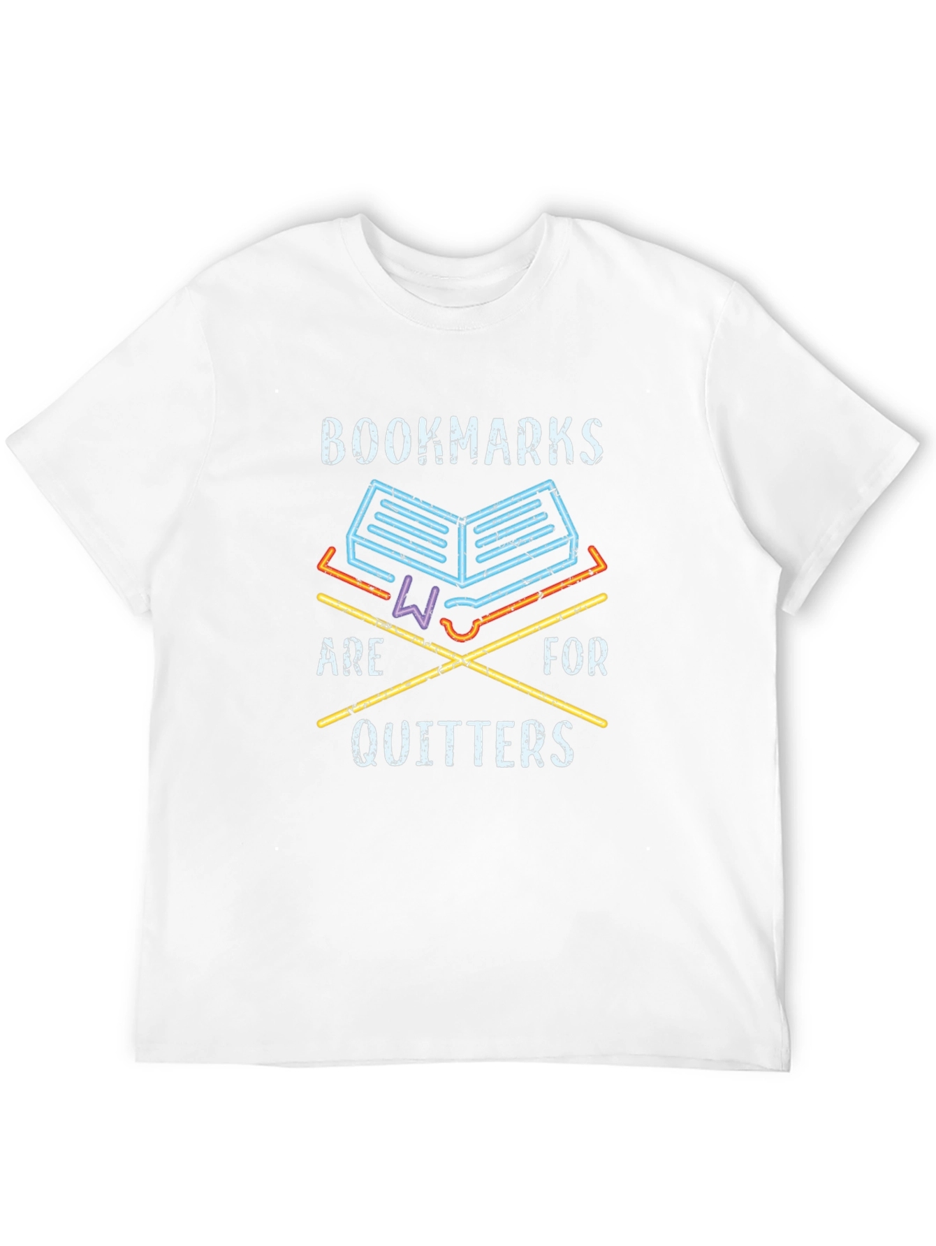 Bookmarks Are For Quitters Graphic Novelty T-Shirt