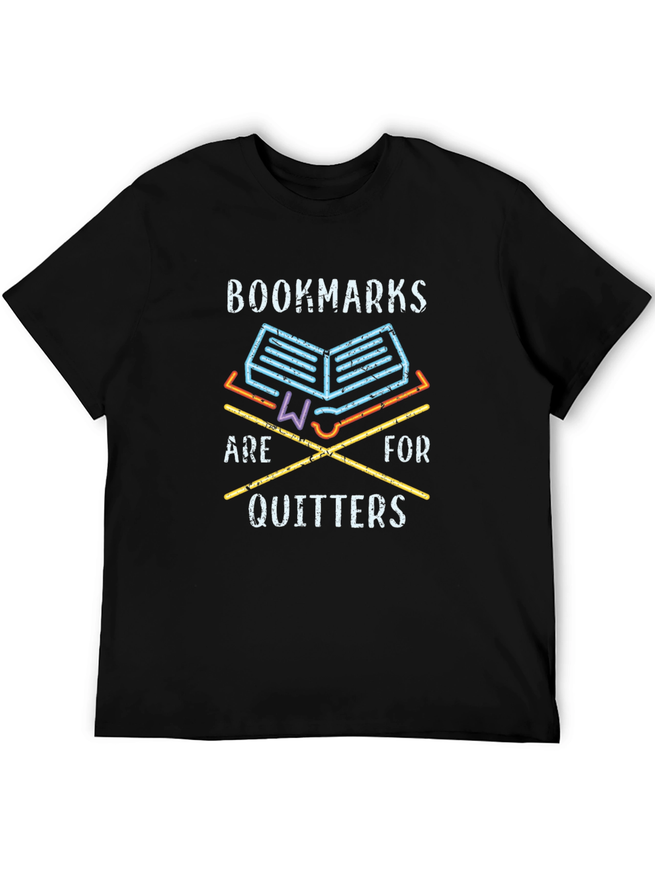 Bookmarks Are For Quitters Graphic Novelty T-Shirt