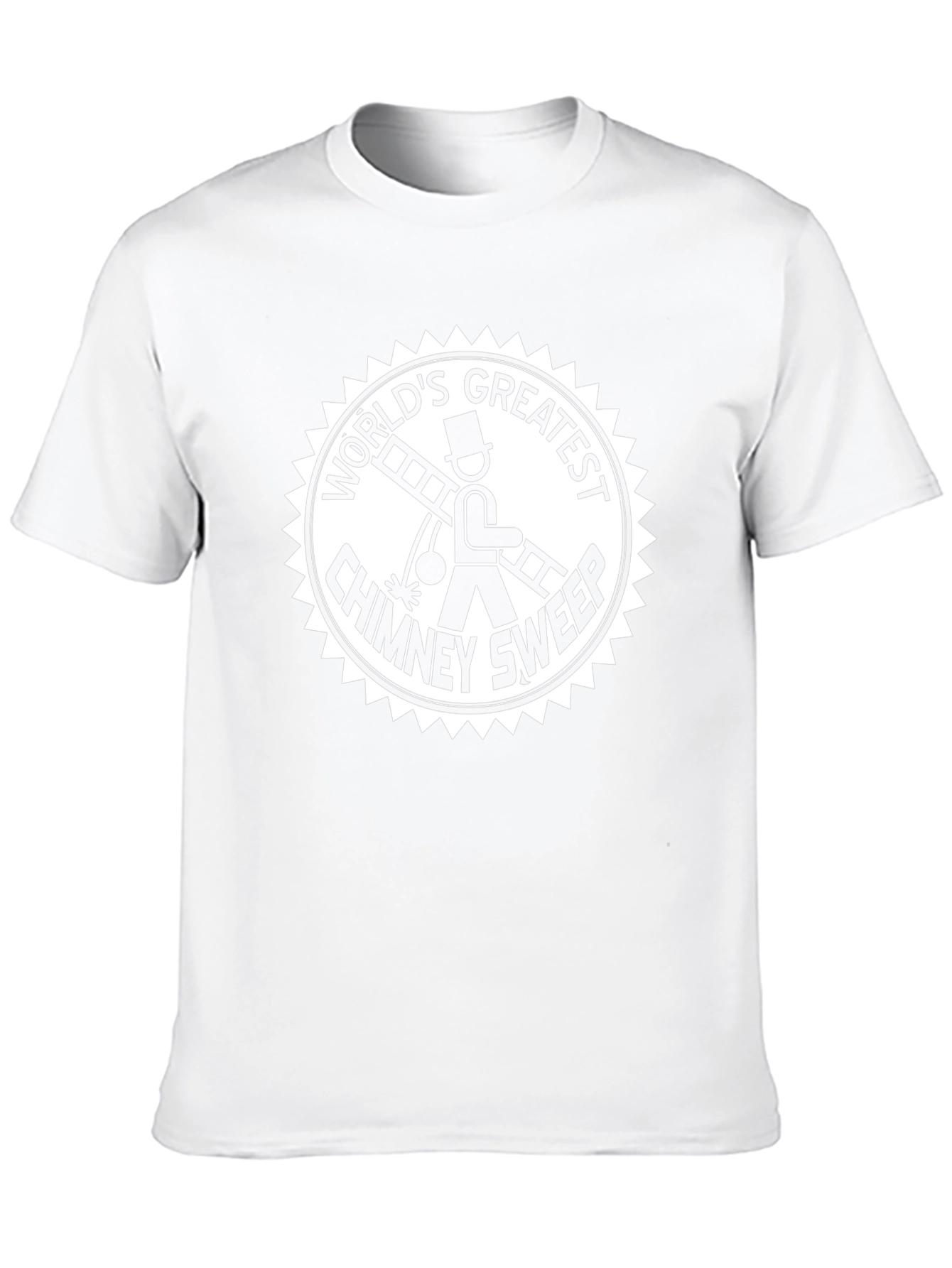 Worlds Greatest Chimney Sweep Black T-Shirt
