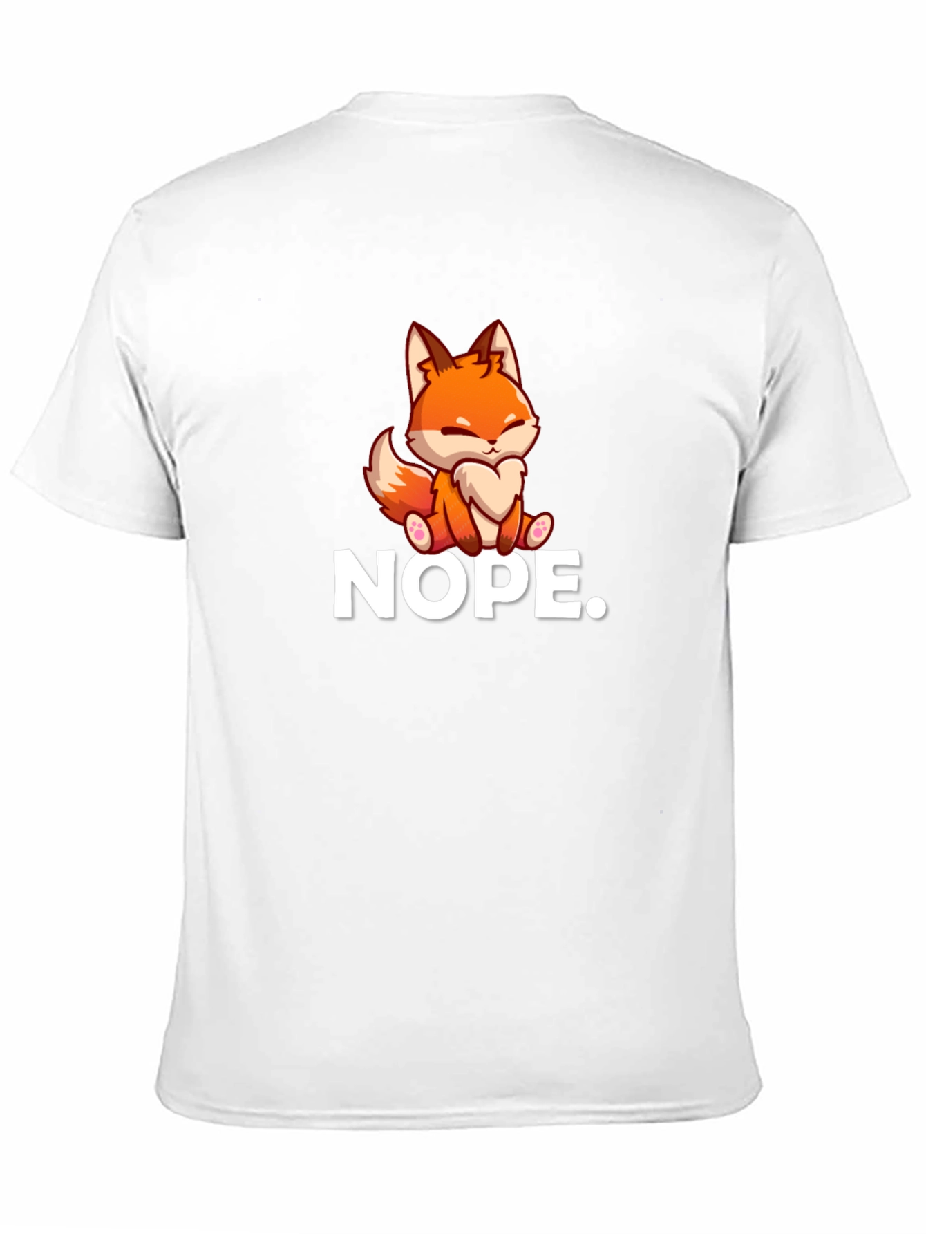 Nope Fox Graphic T-Shirt - Soft Cotton Tee