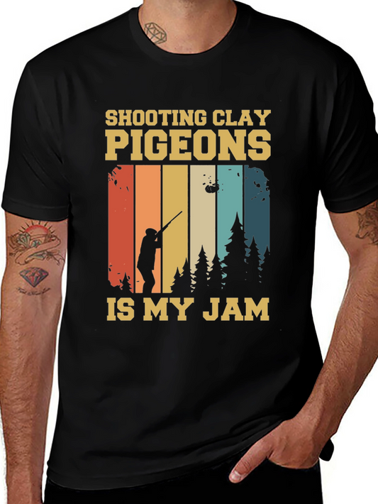 Shooting Clay Pigeons T-Shirt | Vintage Style
