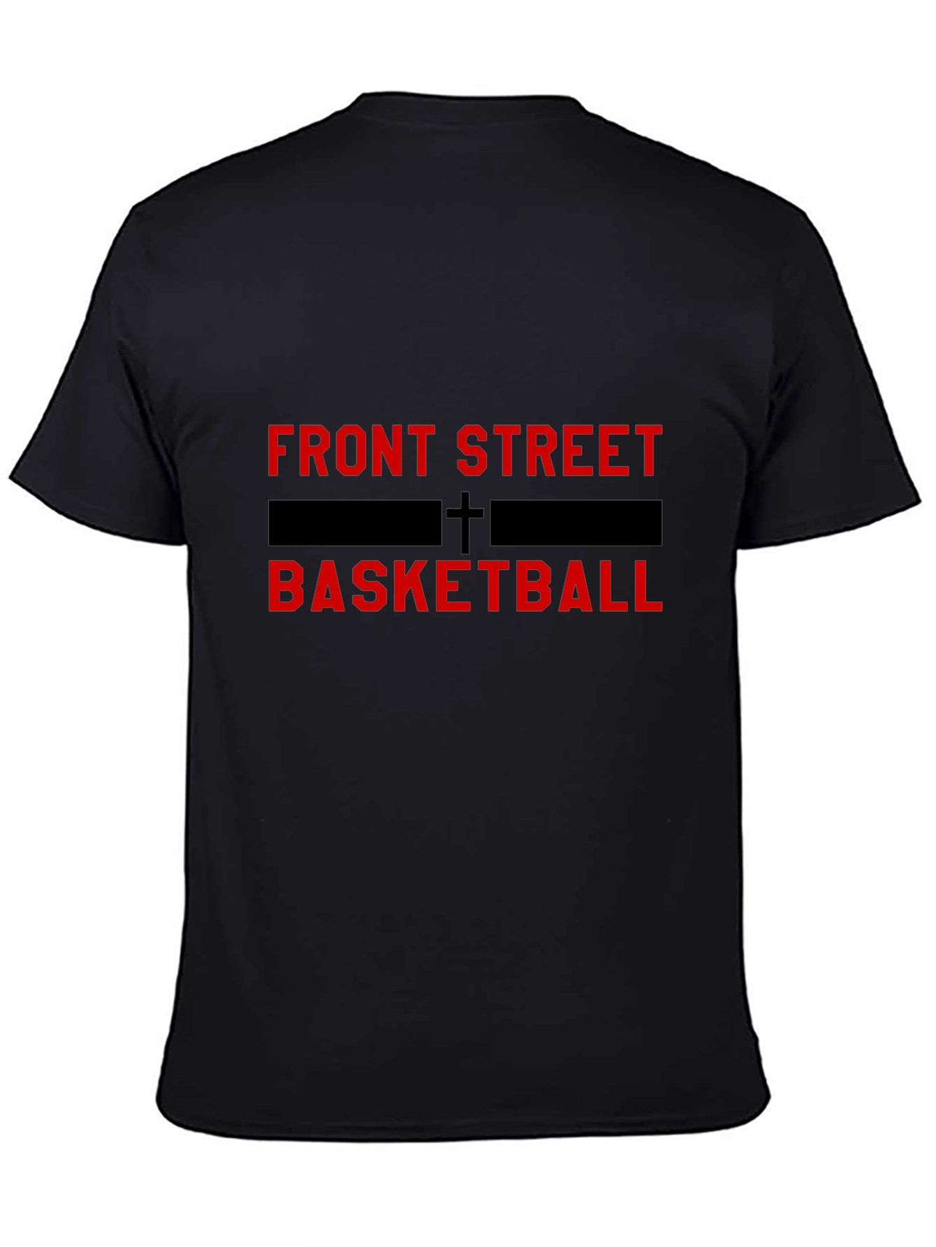 Front Street Basketball Black Tee