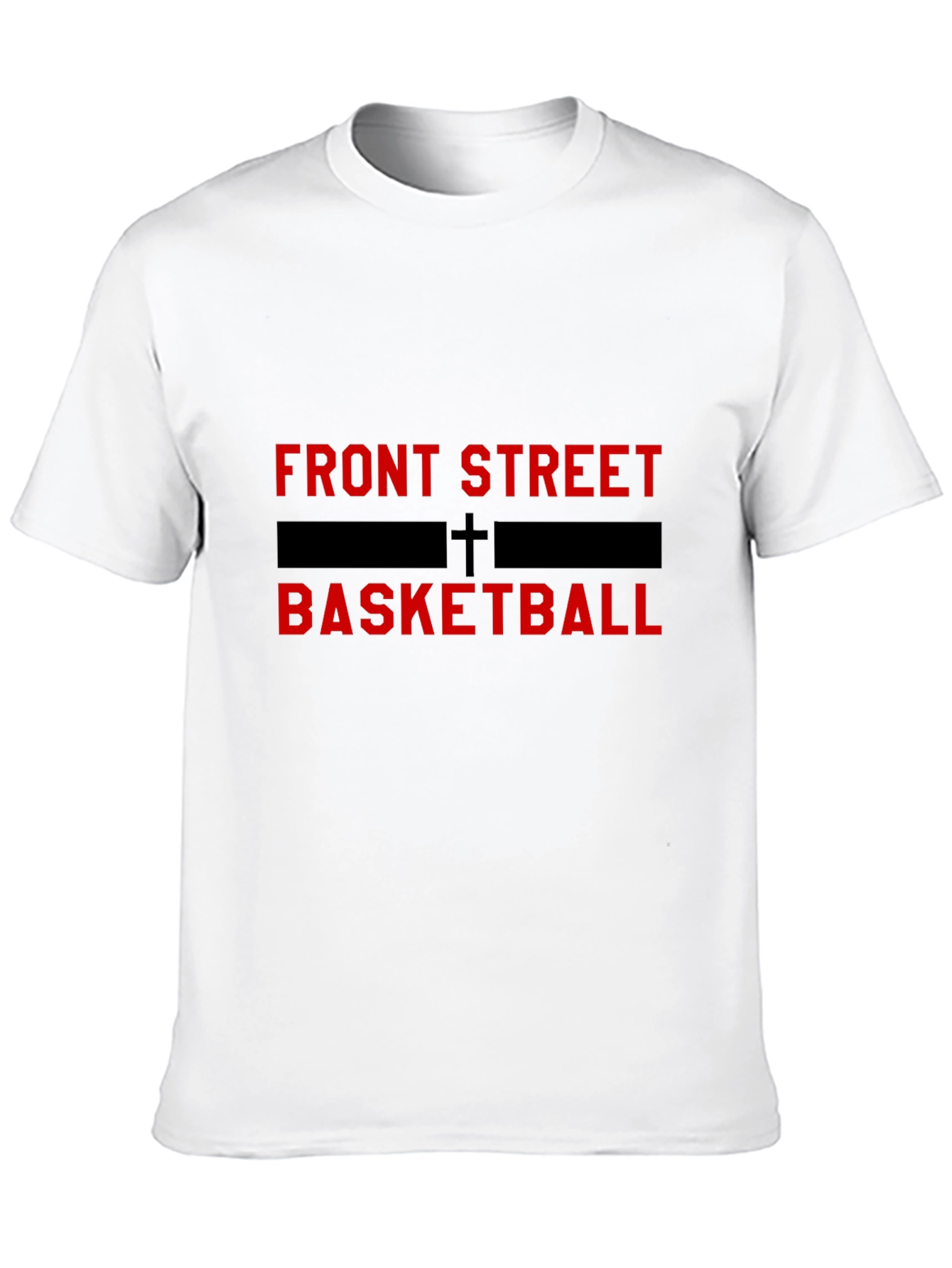 Front Street Basketball Black Tee