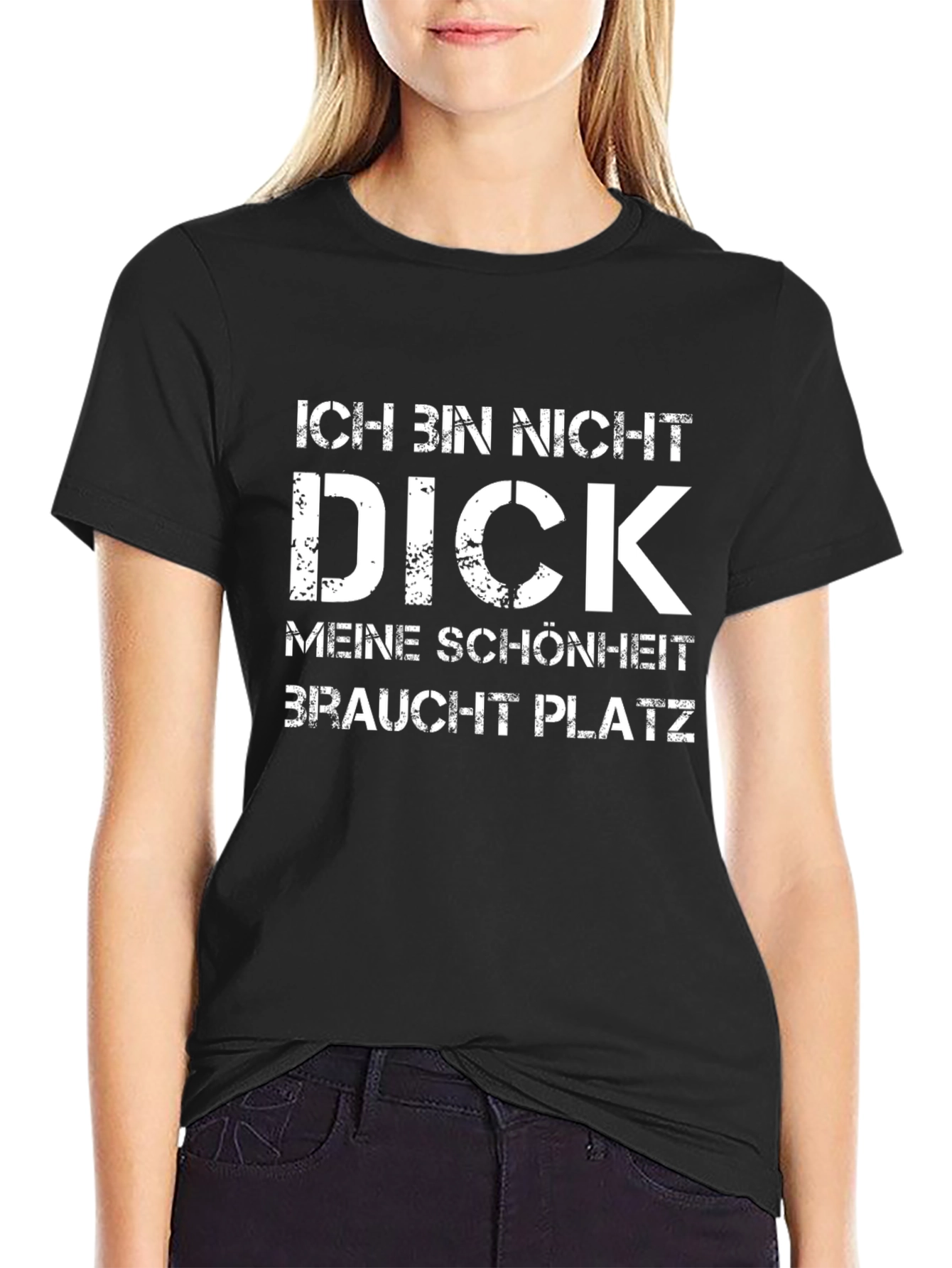 Ich Bin Nicht Dick T-Shirt Funny German Tee