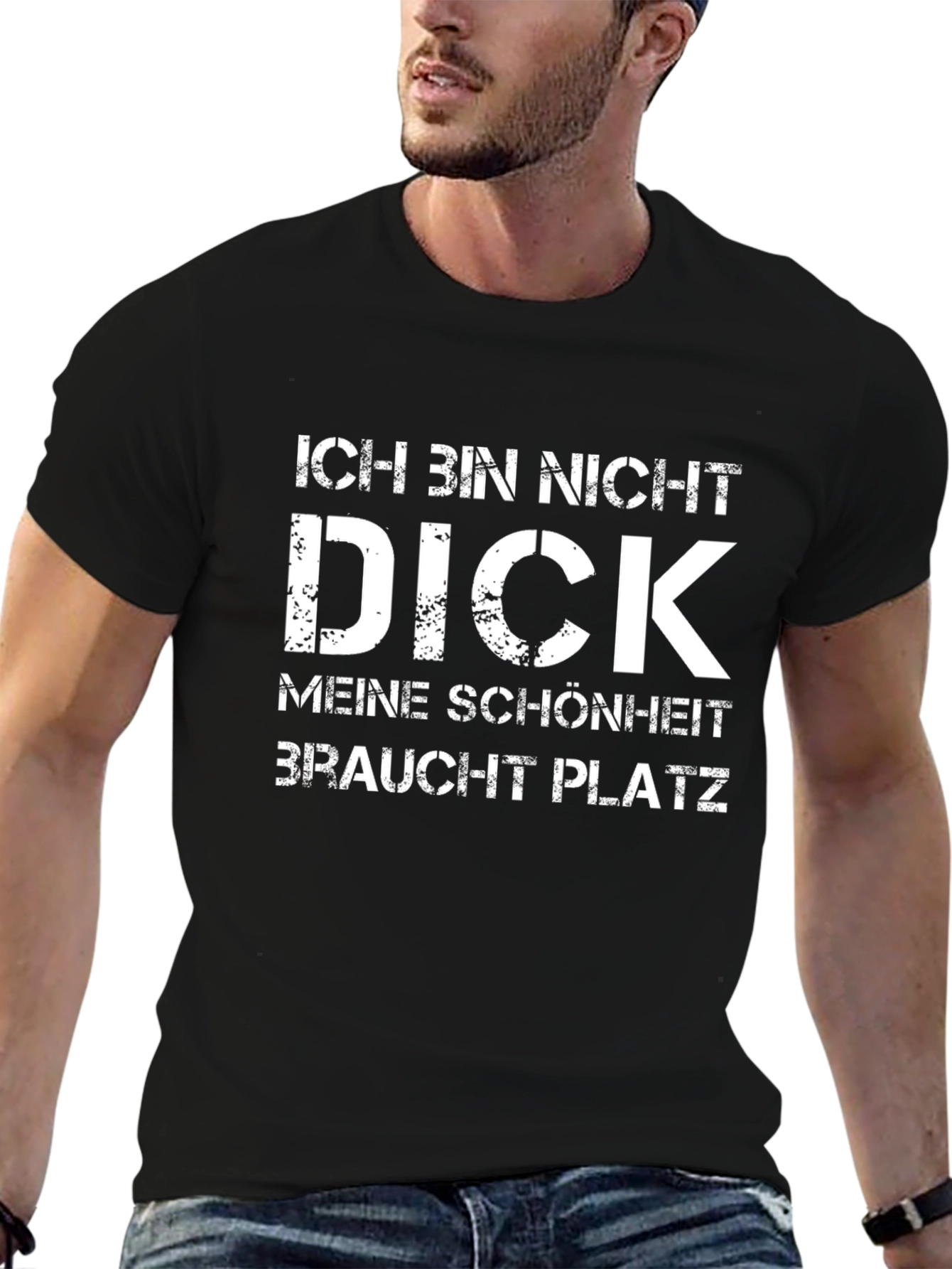 Ich Bin Nicht Dick T-Shirt Funny German Tee