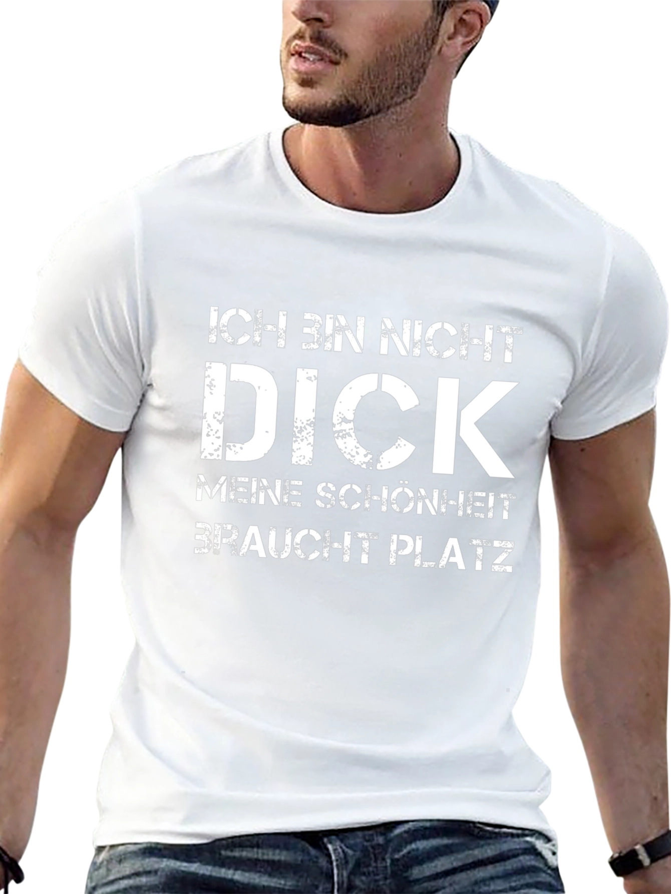 Ich Bin Nicht Dick T-Shirt Funny German Tee