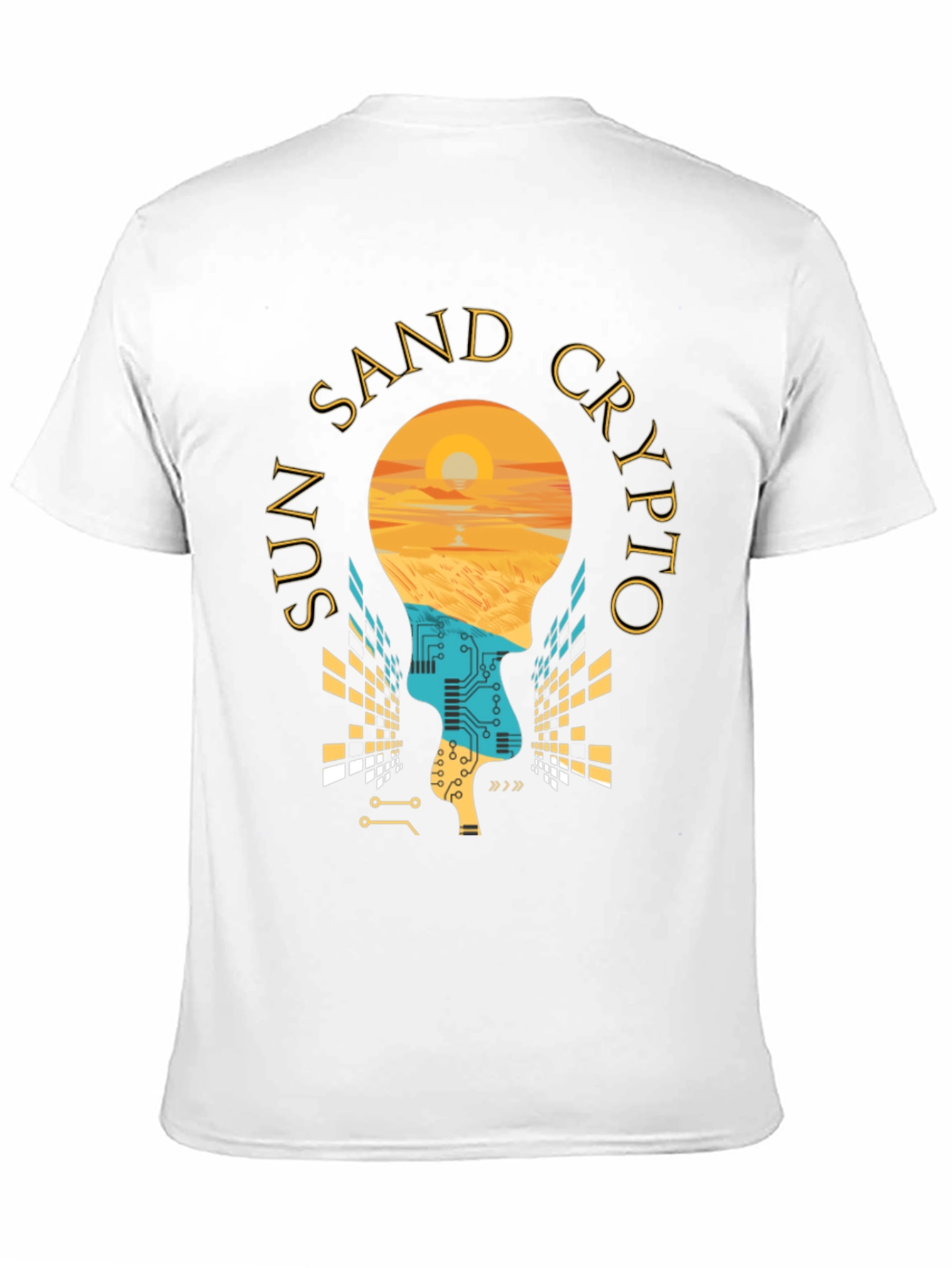Sun Sand Crypto T-Shirt - Relaxed Beach Vibes