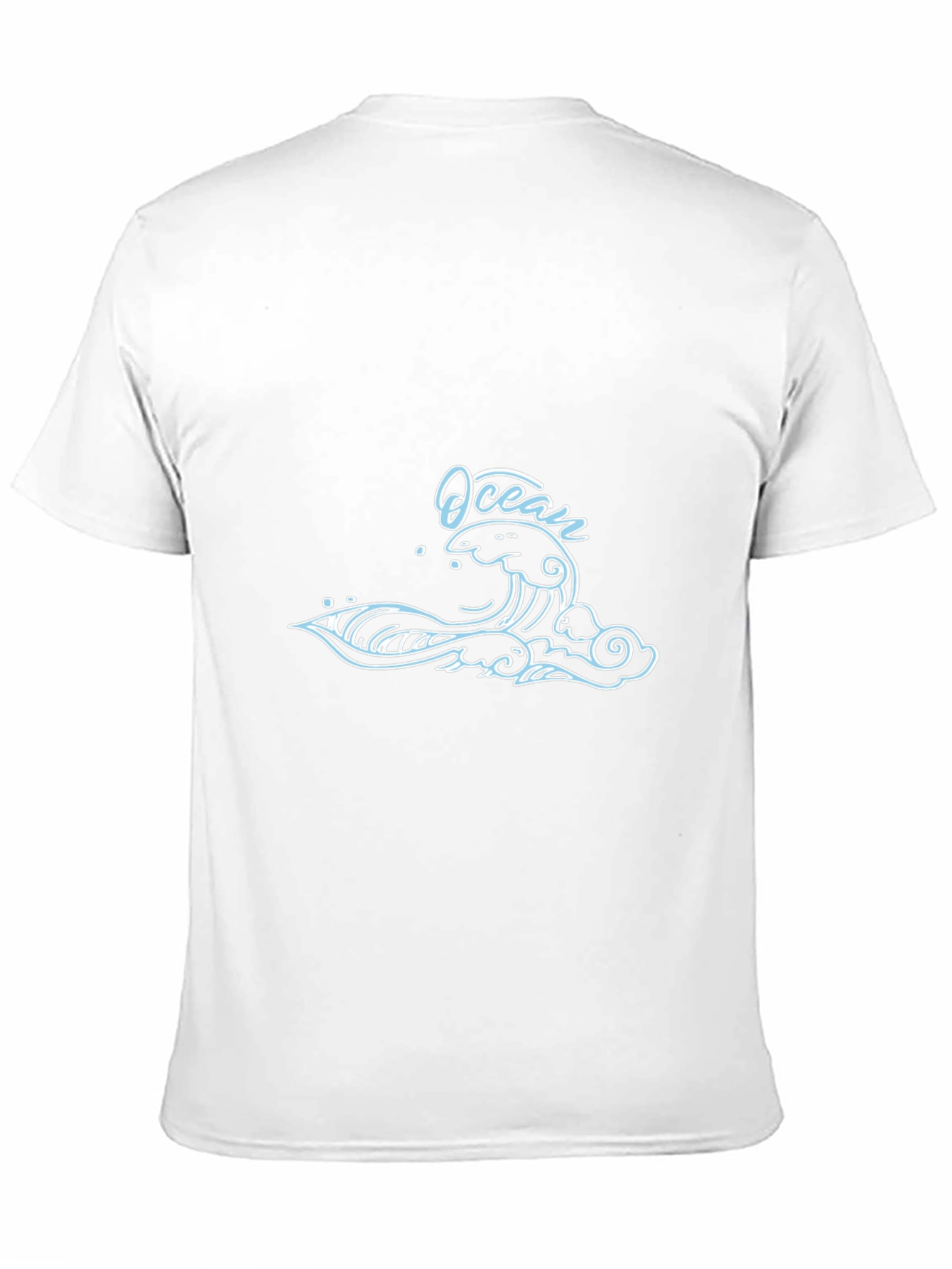 Ocean Wave Graphic T-Shirt - Black