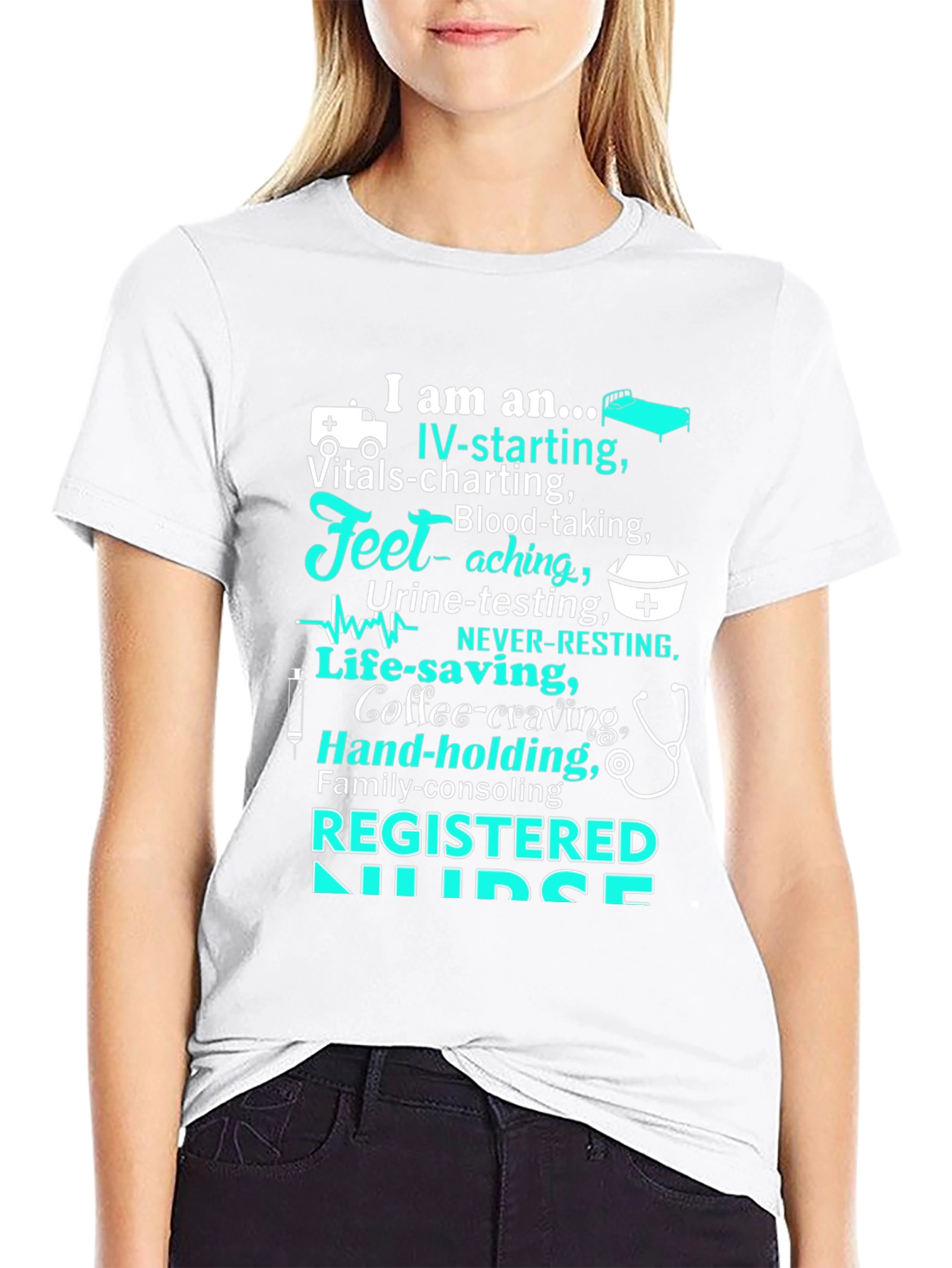 Registered Nurse T-Shirt - Caring Professional Apparel
