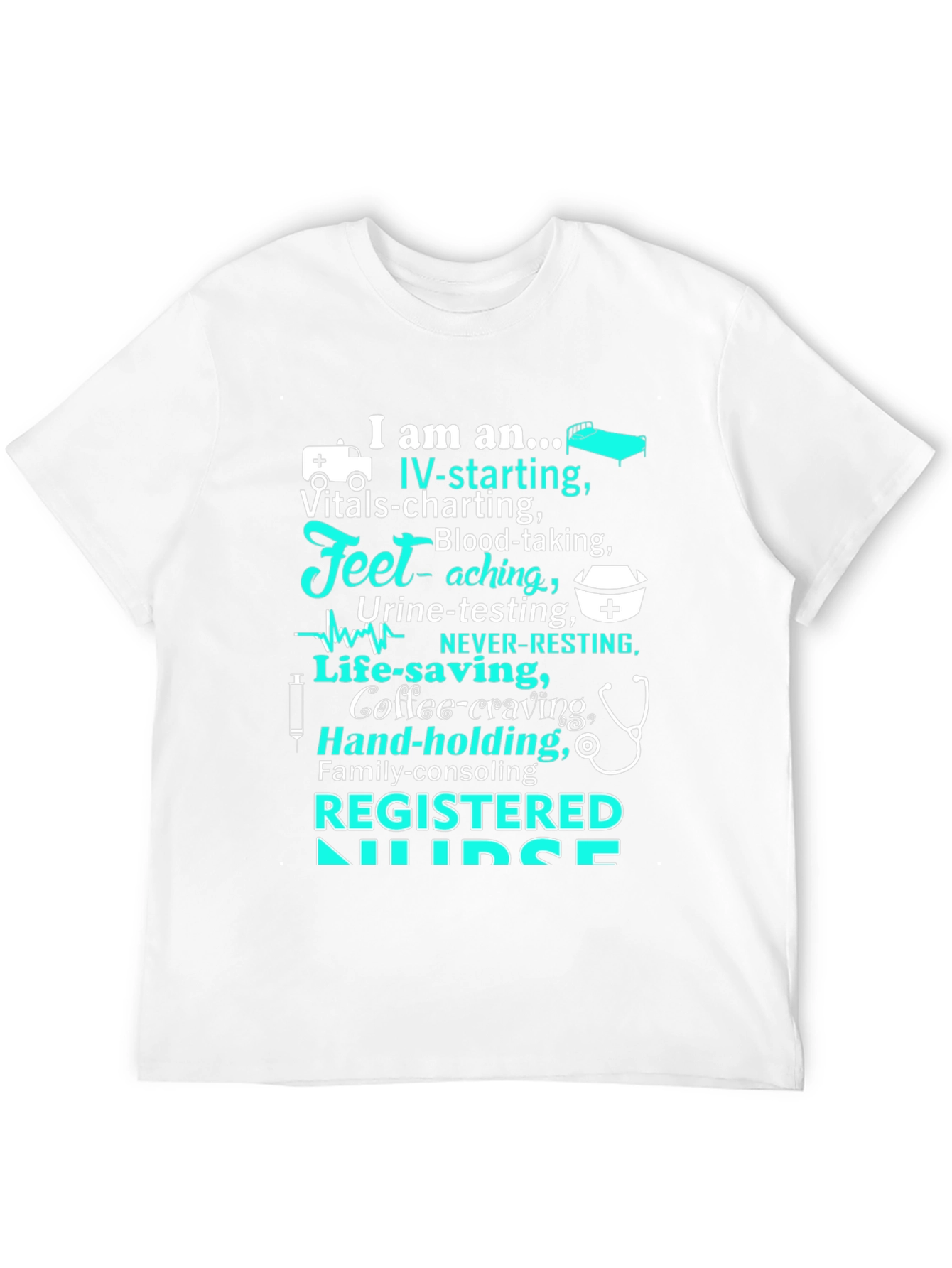 Registered Nurse T-Shirt - Caring Professional Apparel
