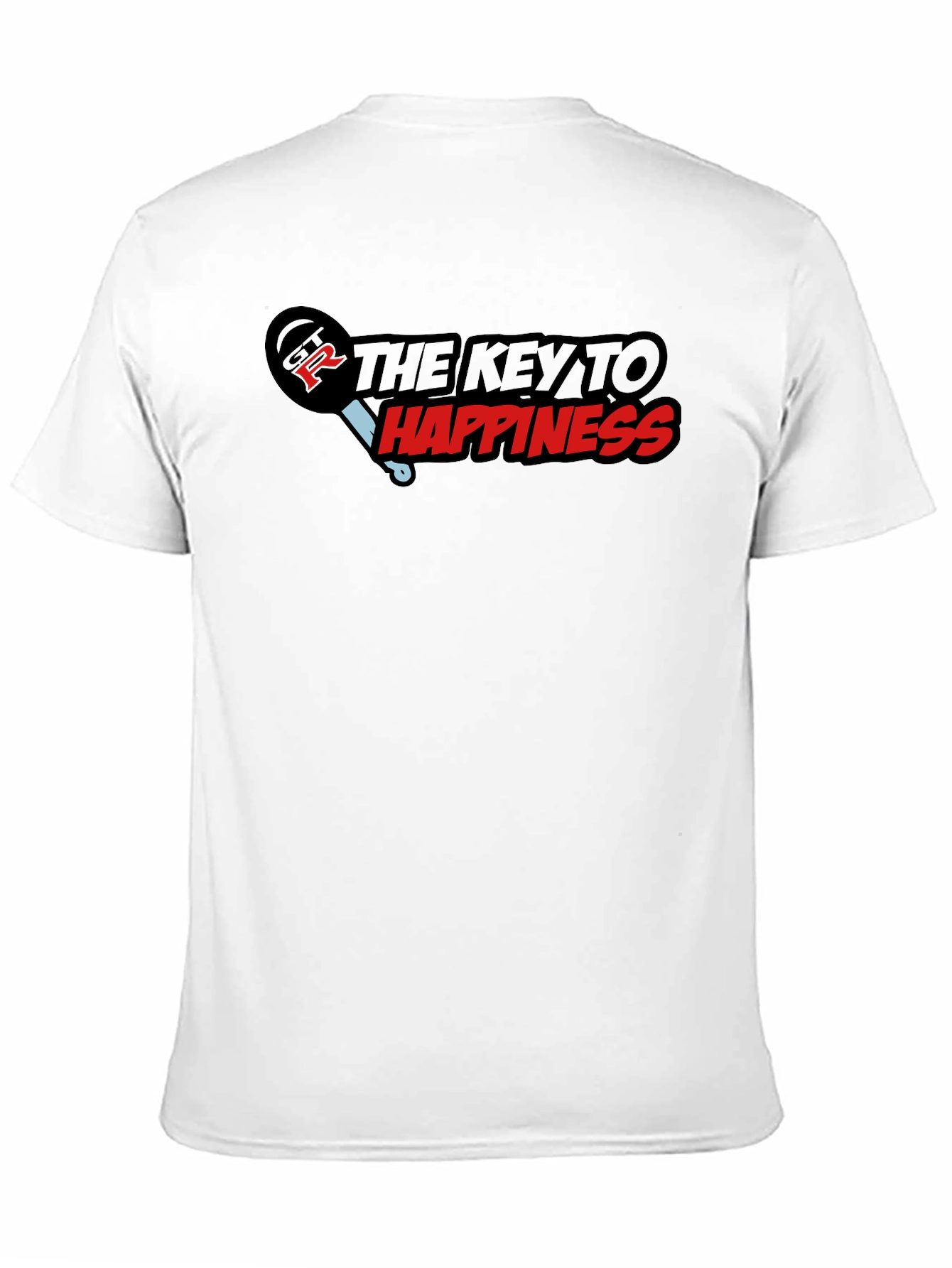 Key to Happiness Graphic Tee - Soft Cotton Blend