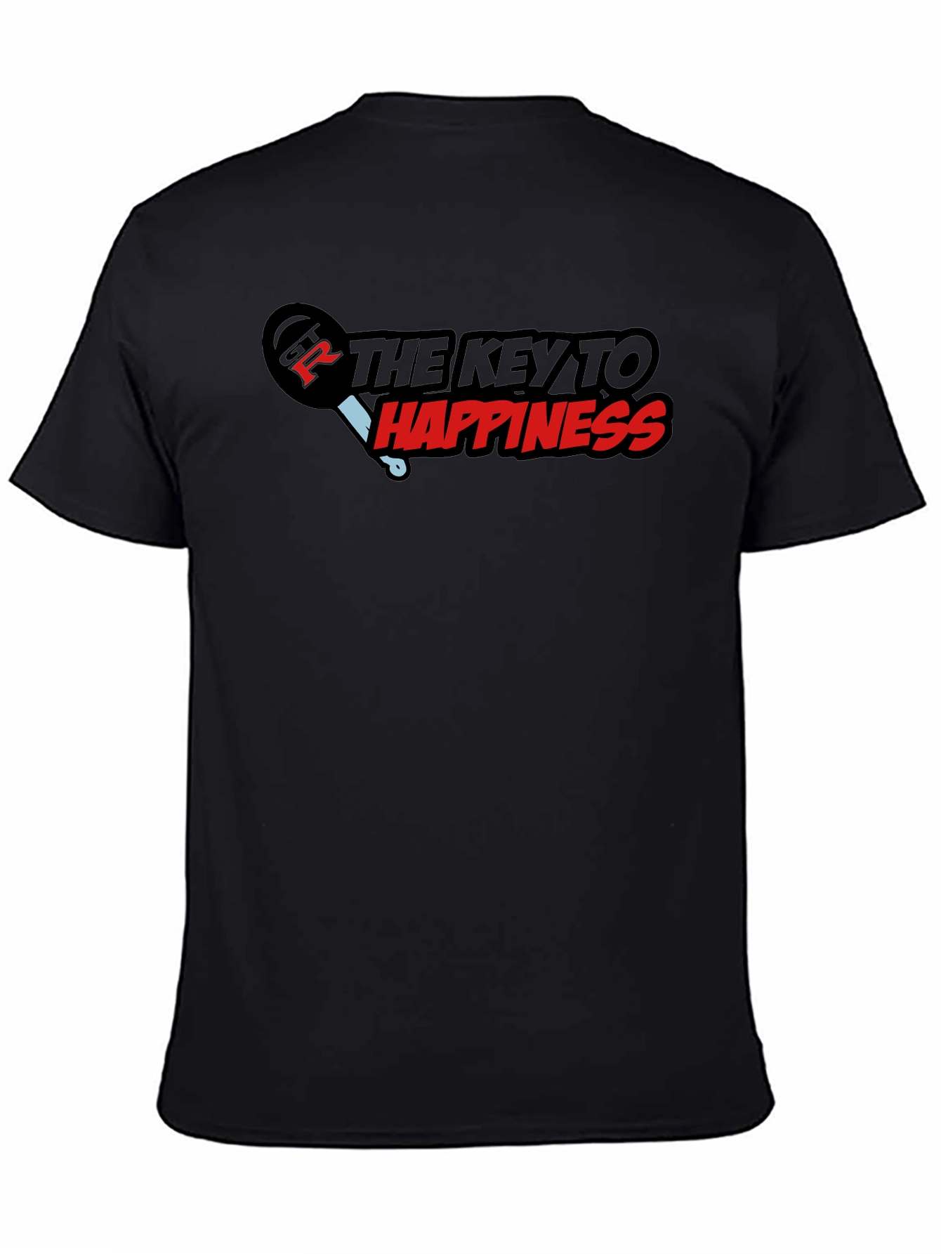 Key to Happiness Graphic Tee - Soft Cotton Blend