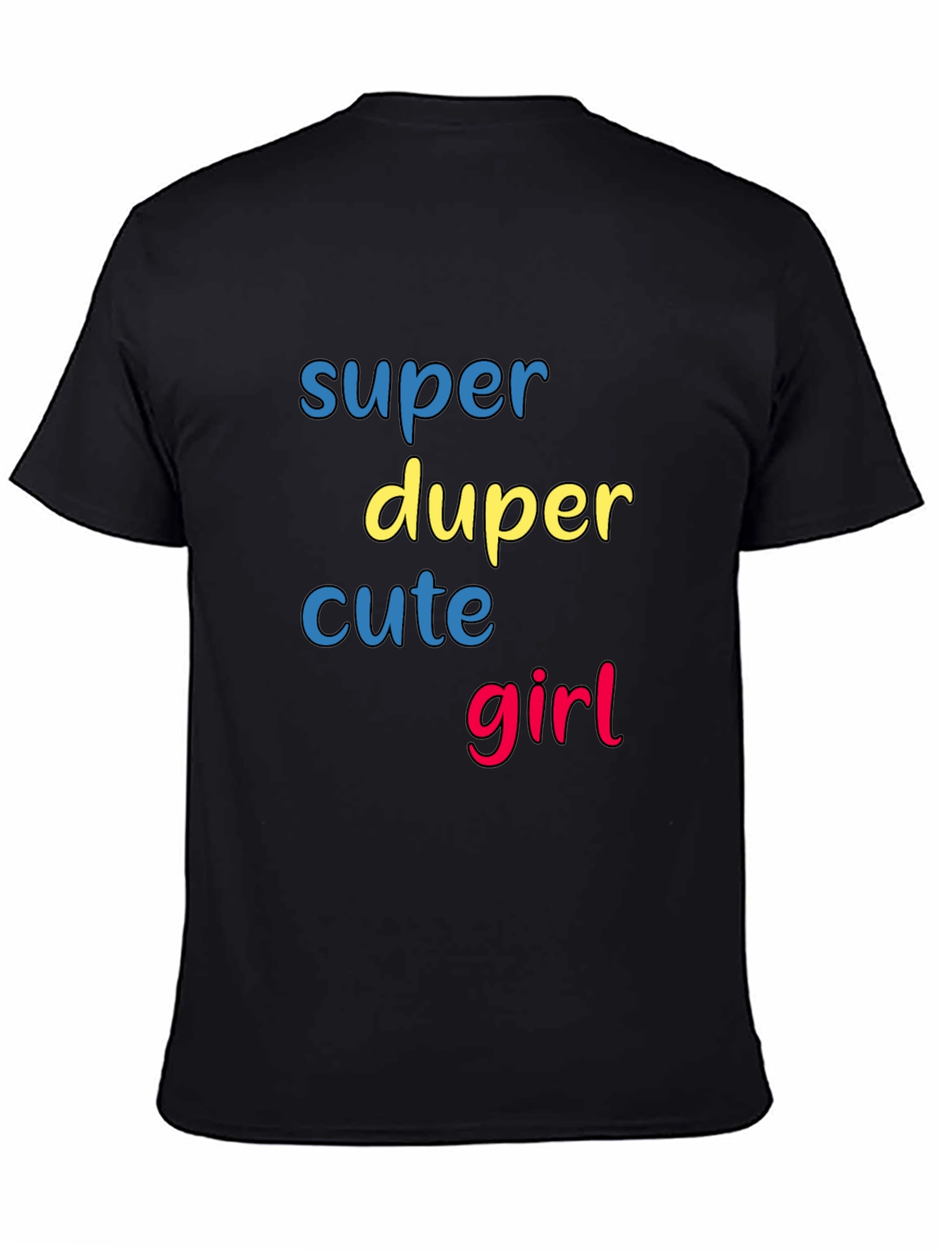 Super Duper Cute Girl Graphic T-Shirt