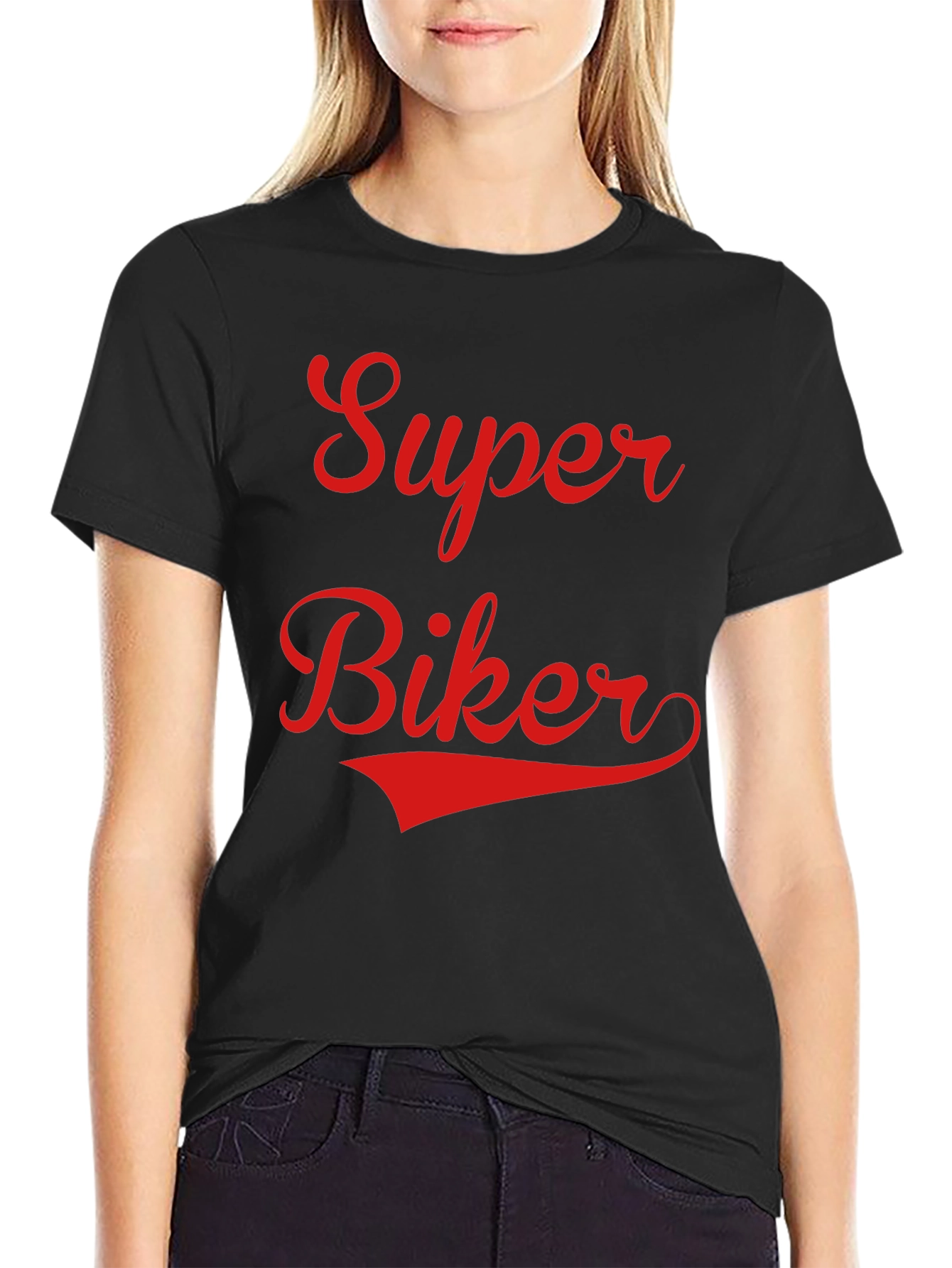 Super Biker T-Shirt - Retro Style