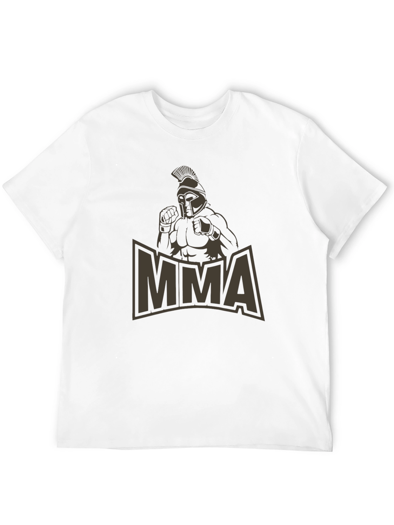 MMA Spartan Warrior Graphic Tee - Black
