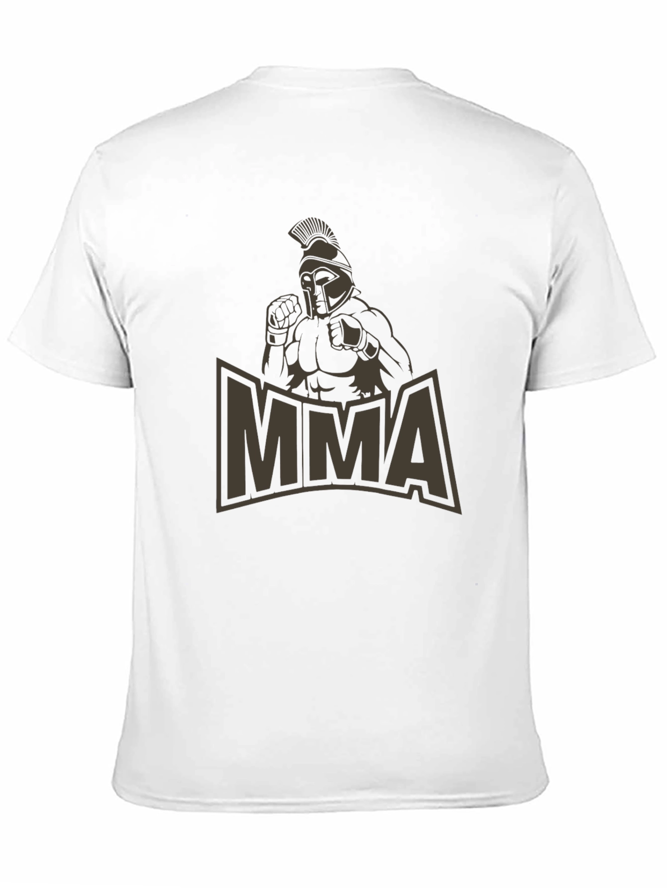 MMA Spartan Warrior Graphic Tee - Black