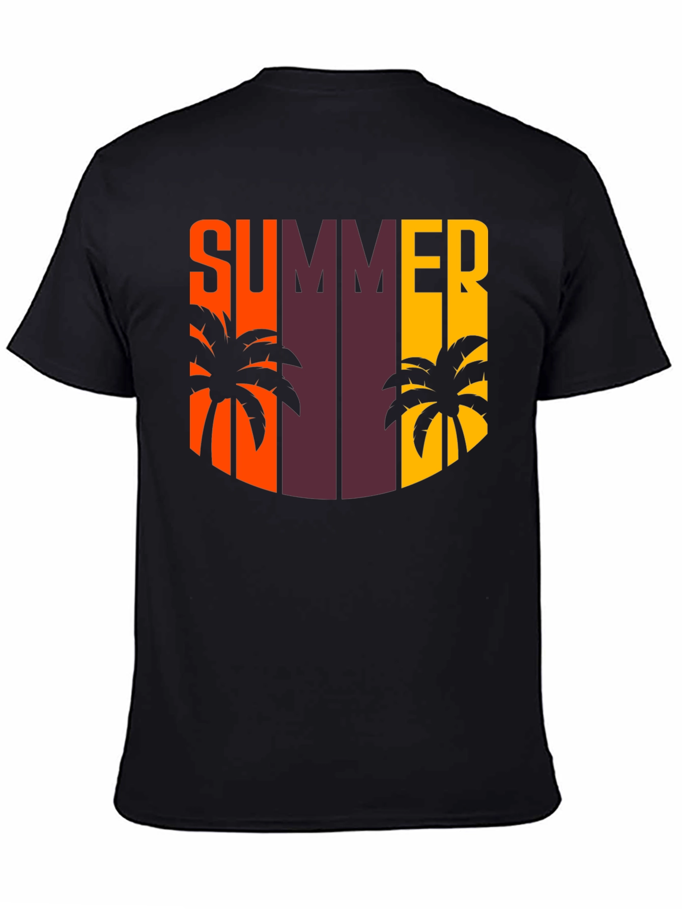 Summer Palm Tree Graphic T-Shirt
