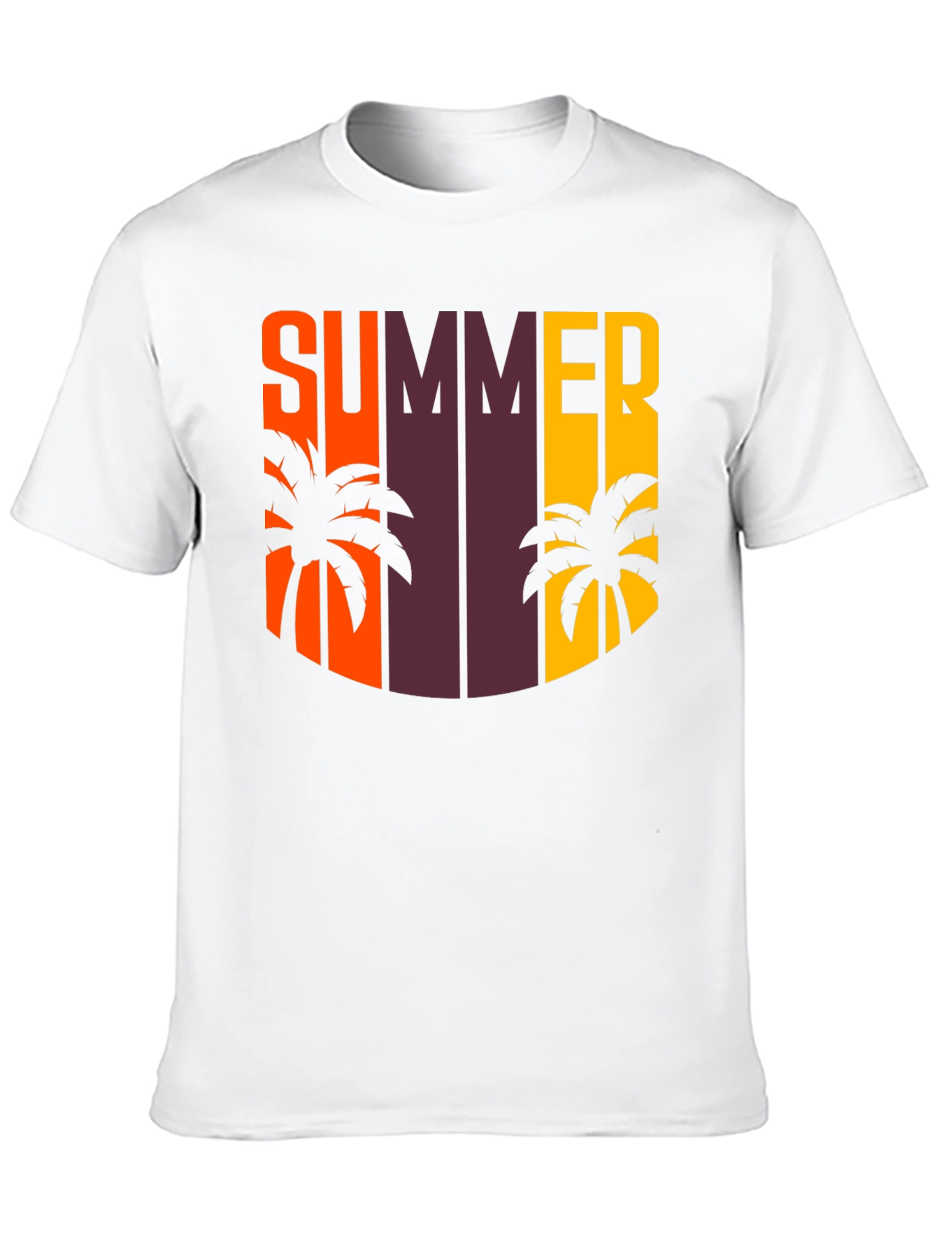 Summer Palm Tree Graphic T-Shirt