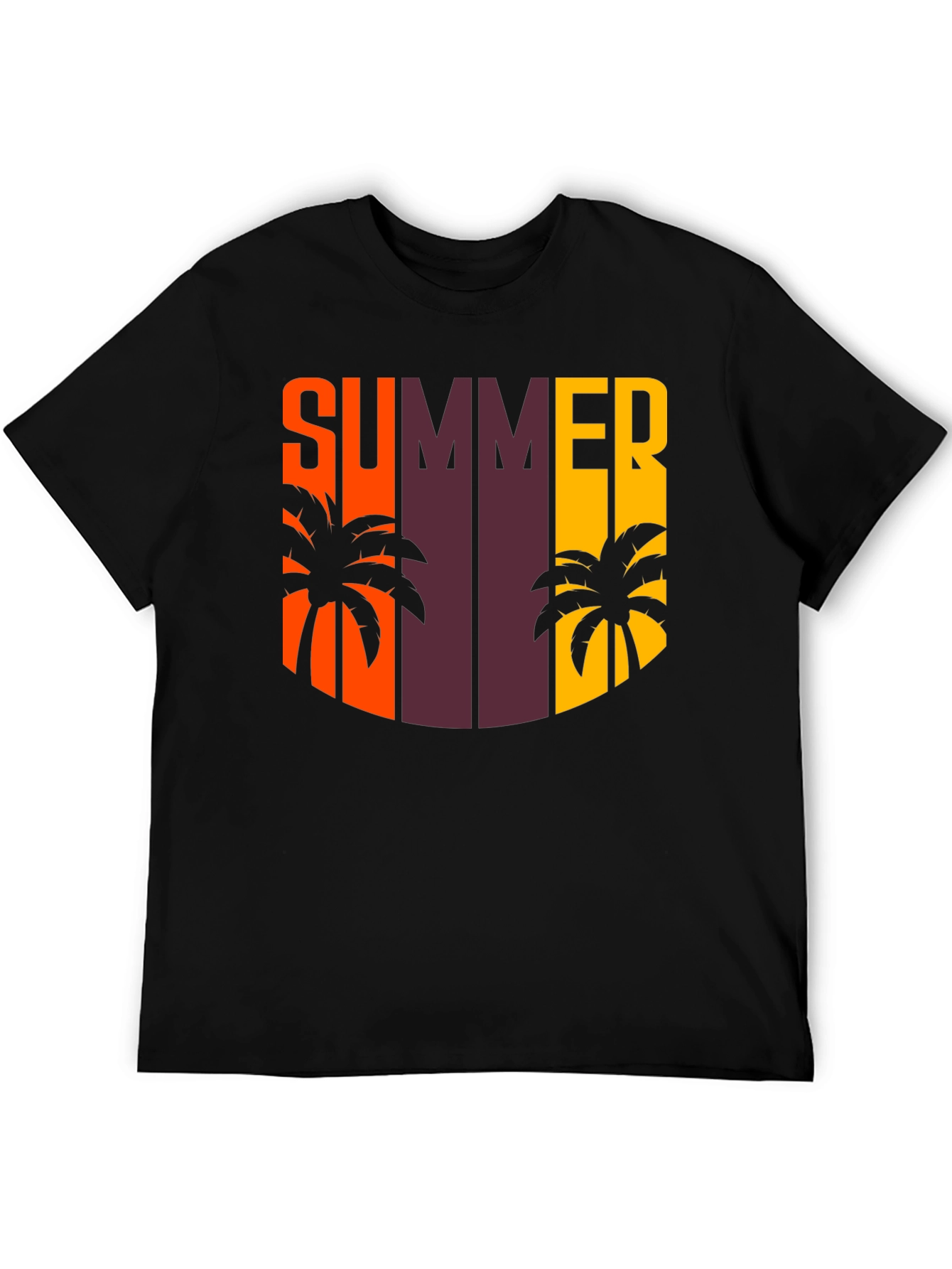 Summer Palm Tree Graphic T-Shirt