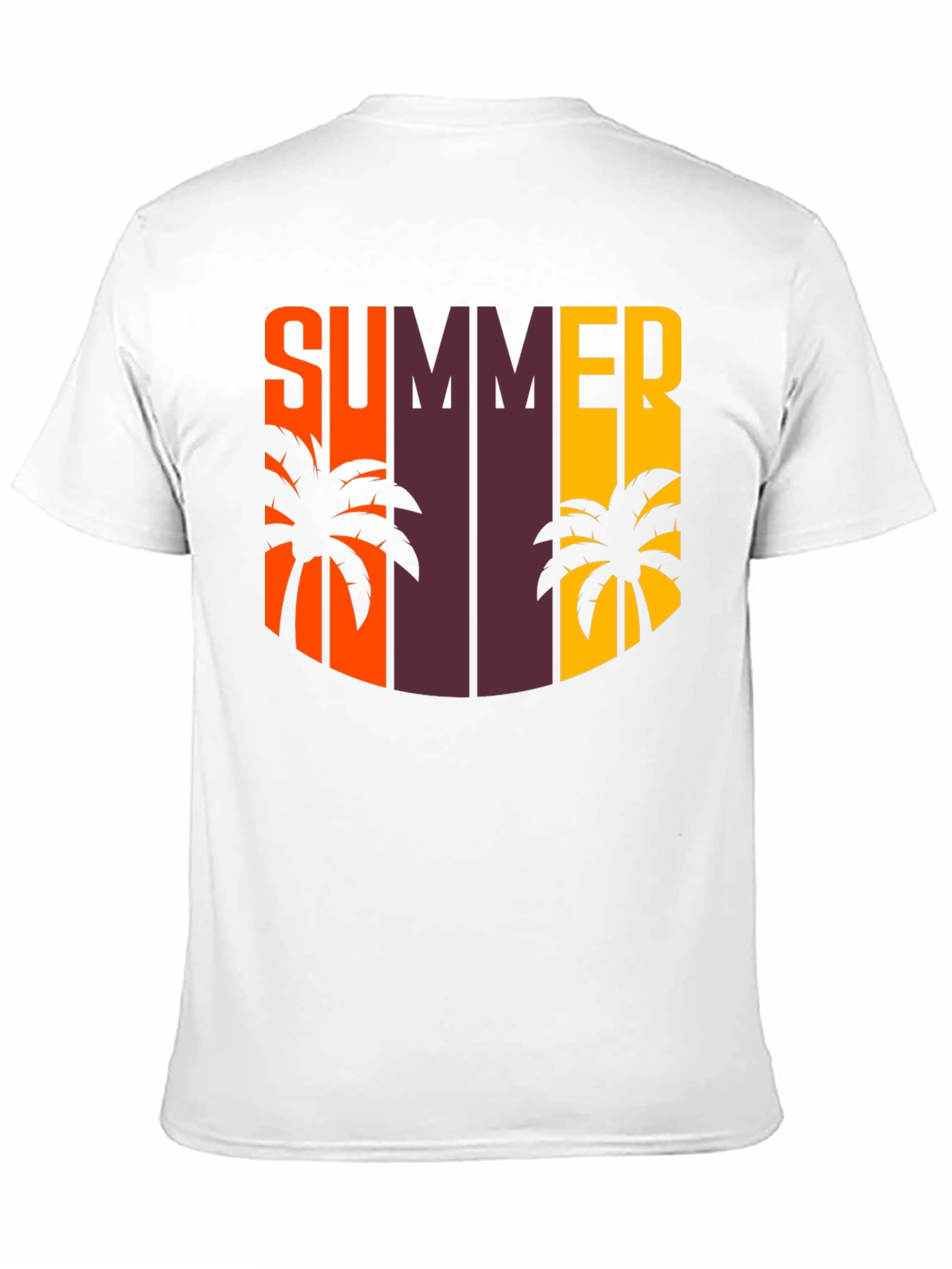 Summer Palm Tree Graphic T-Shirt