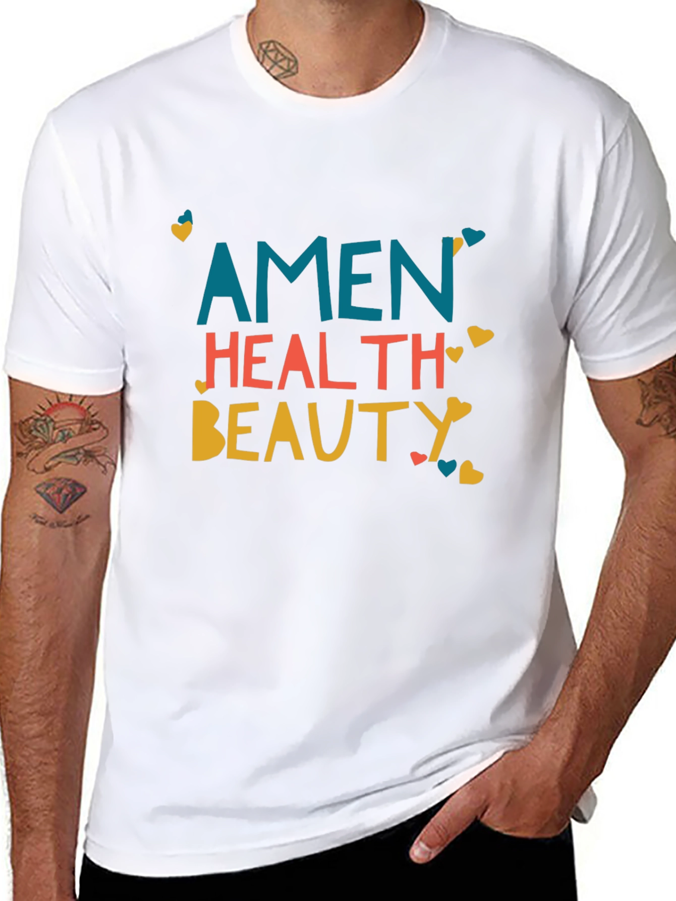 Amen Health Beauty Graphic T-Shirt