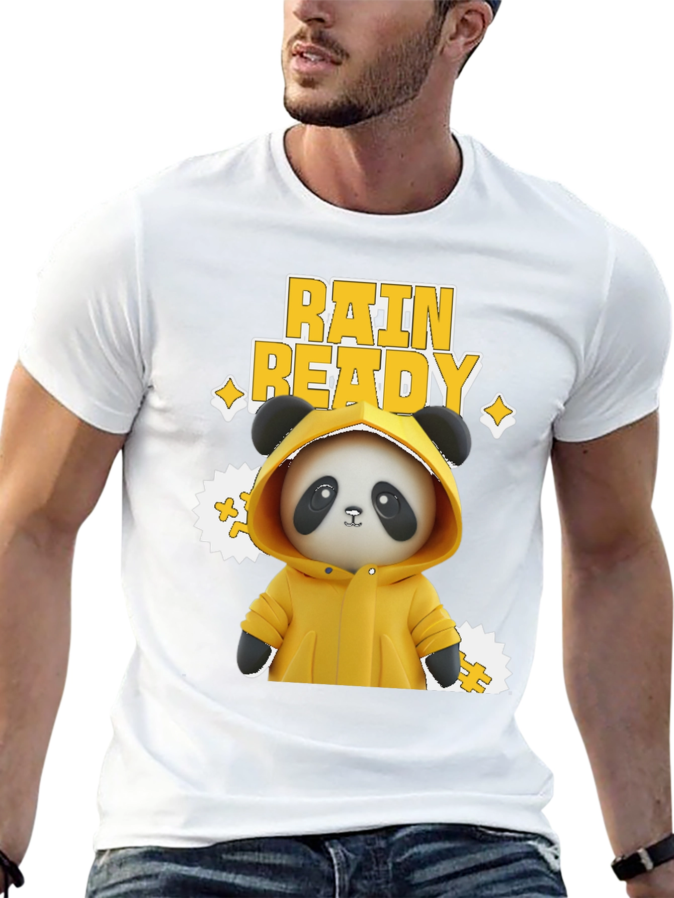 Rain Ready Panda T-Shirt