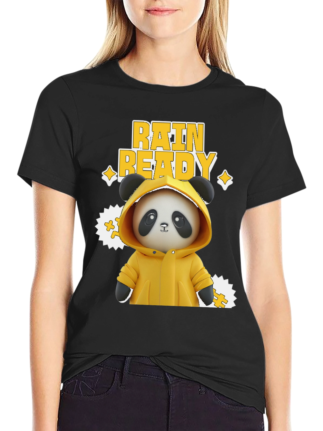 Rain Ready Panda T-Shirt