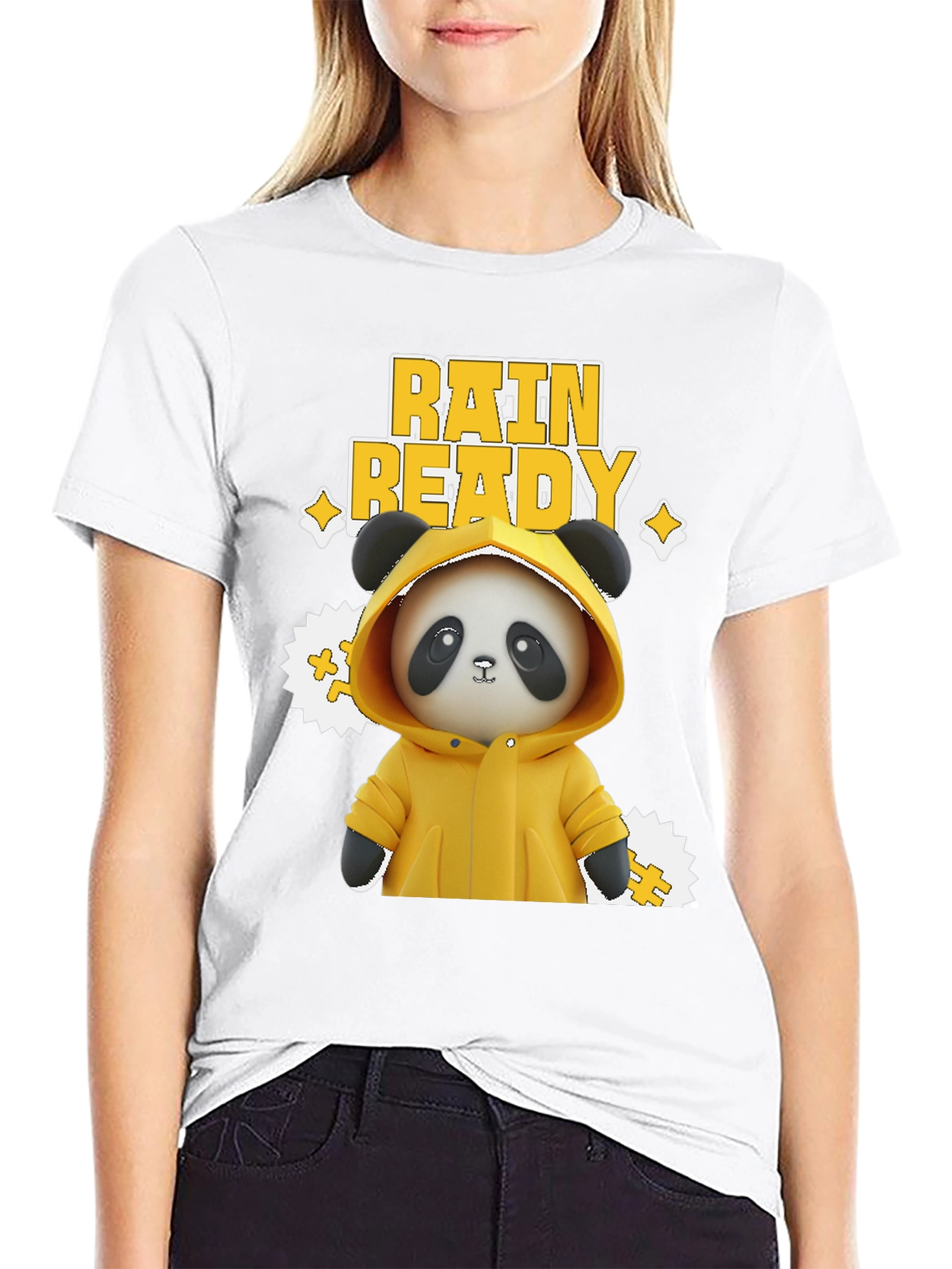 Rain Ready Panda T-Shirt