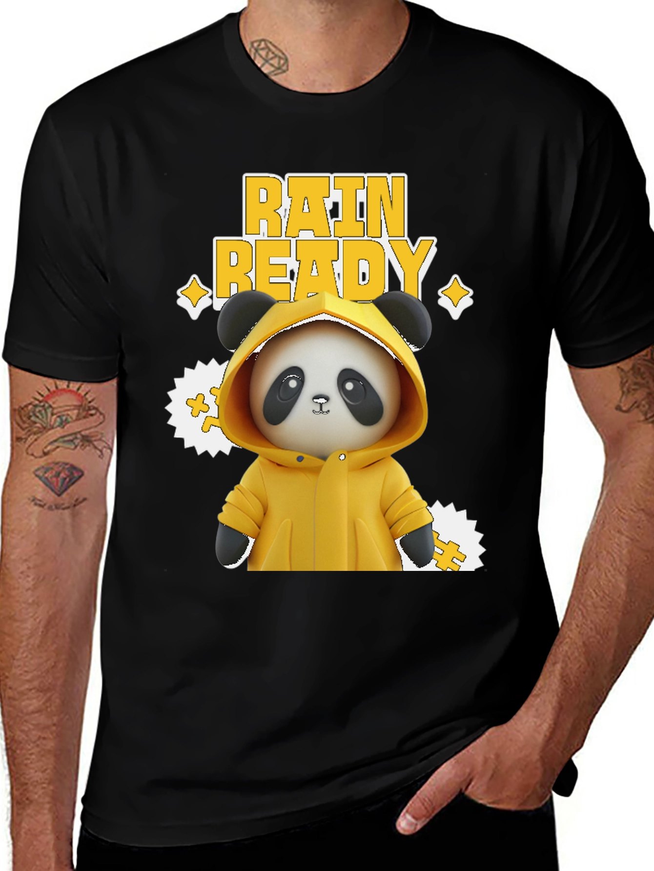 Rain Ready Panda T-Shirt