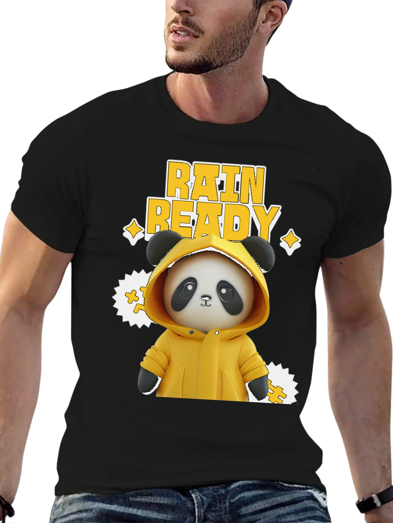 Rain Ready Panda T-Shirt