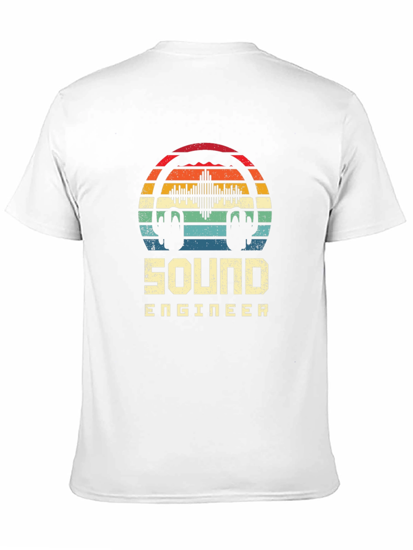 Sound Engineer Retro Style Graphic T-Shirt