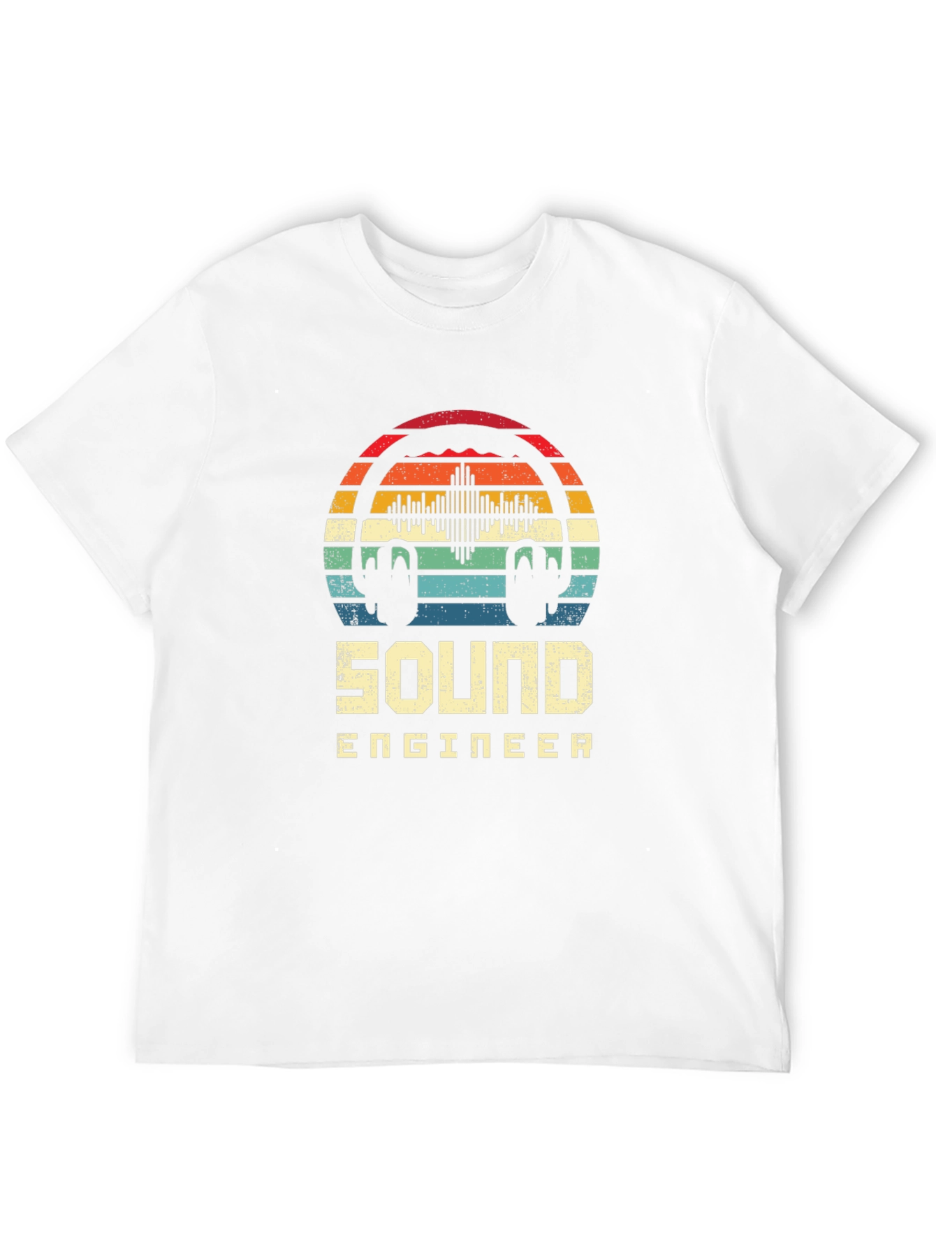 Sound Engineer Retro Style Graphic T-Shirt