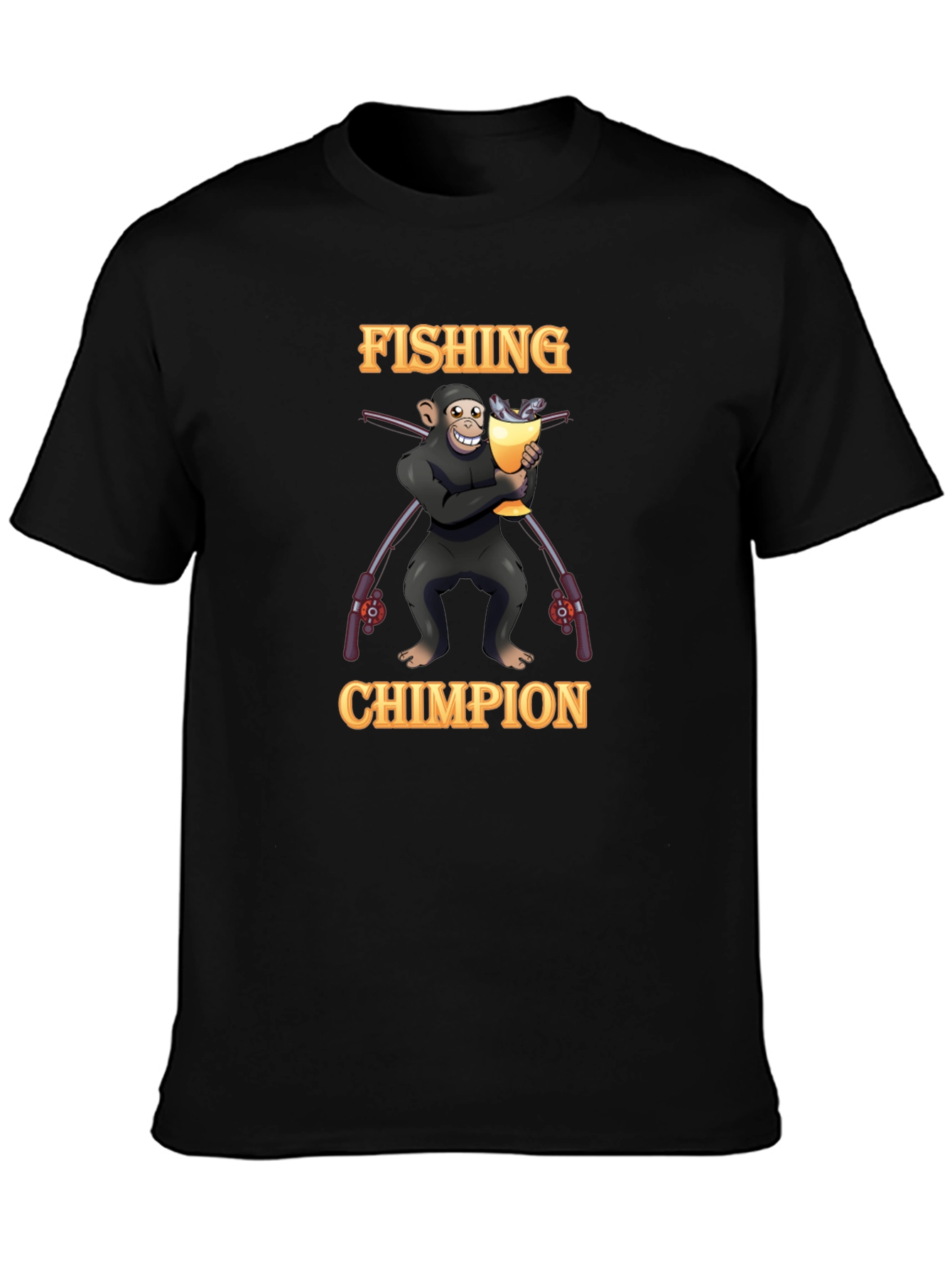 Fishing Chimpion T-Shirt