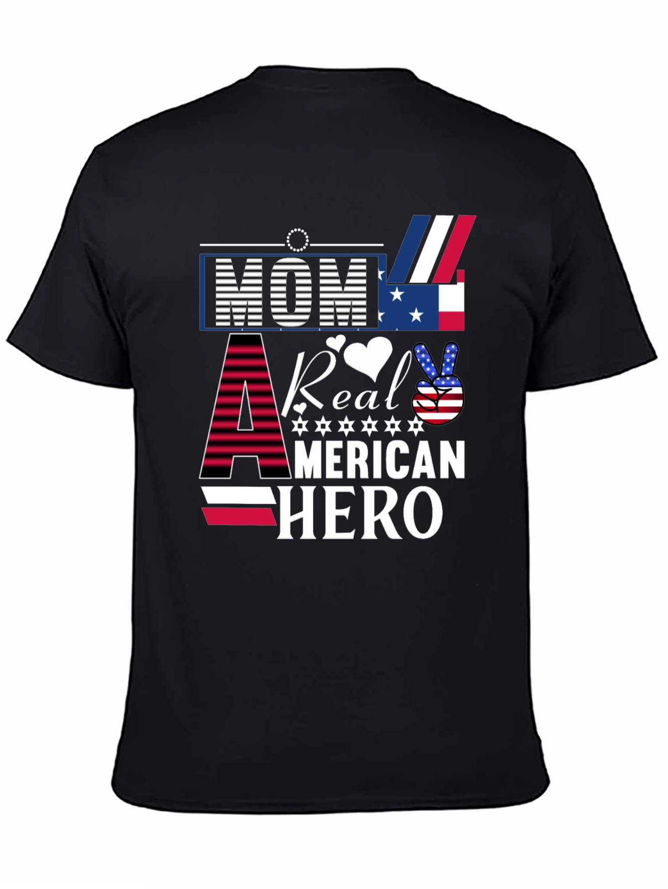 Mom A Real American Hero T-Shirt