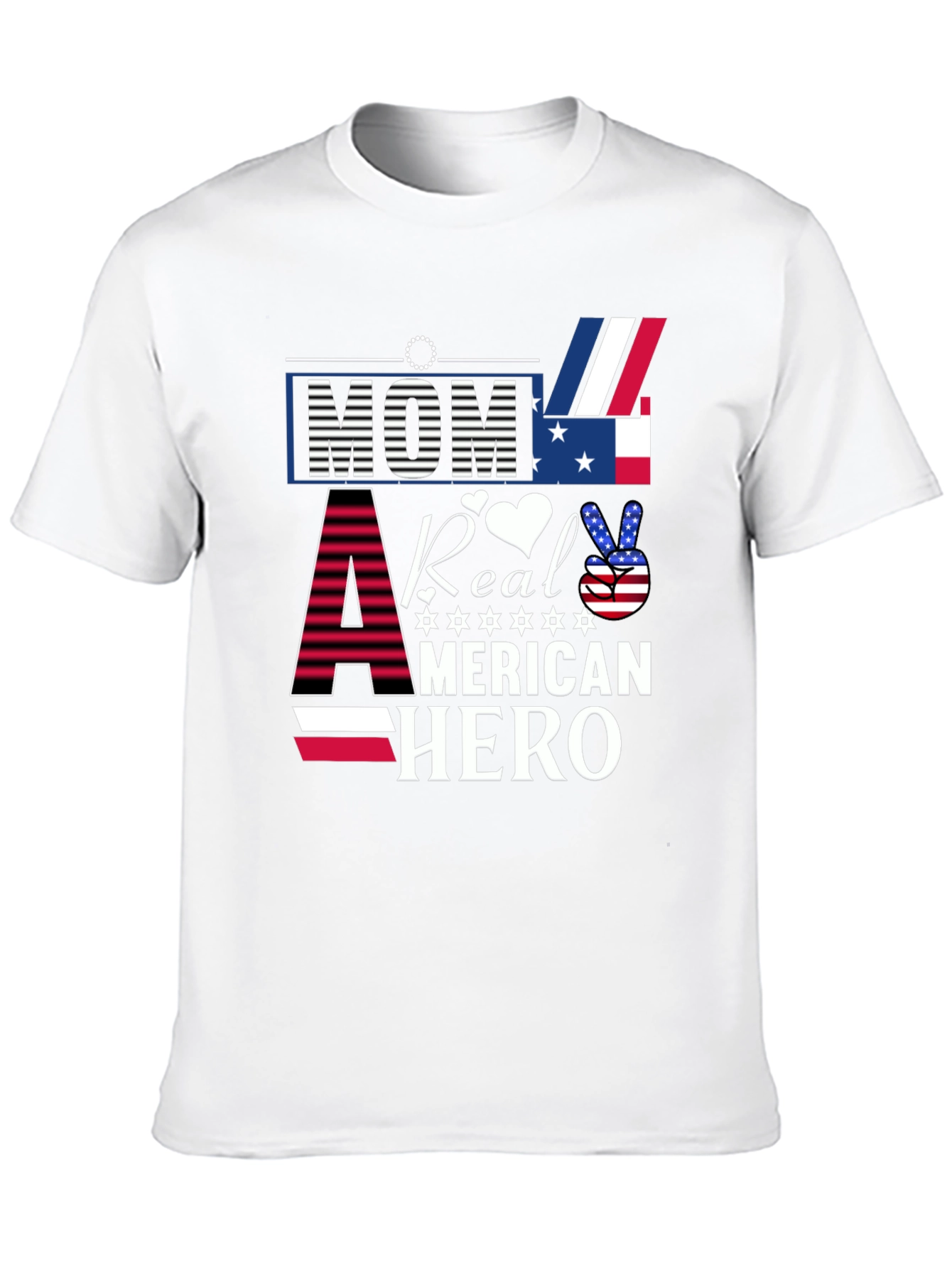 Mom A Real American Hero T-Shirt