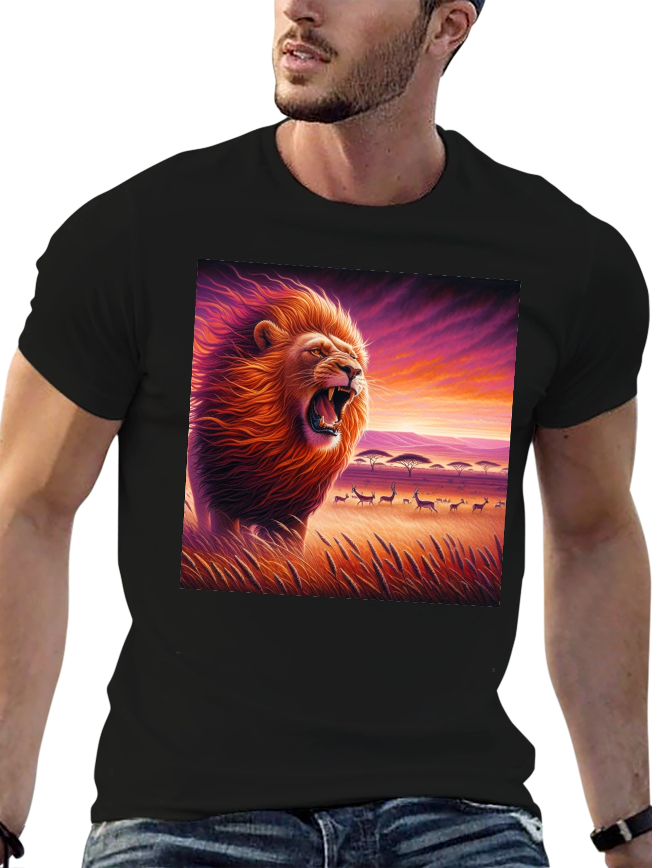 Lion King T-Shirt - African Safari Design