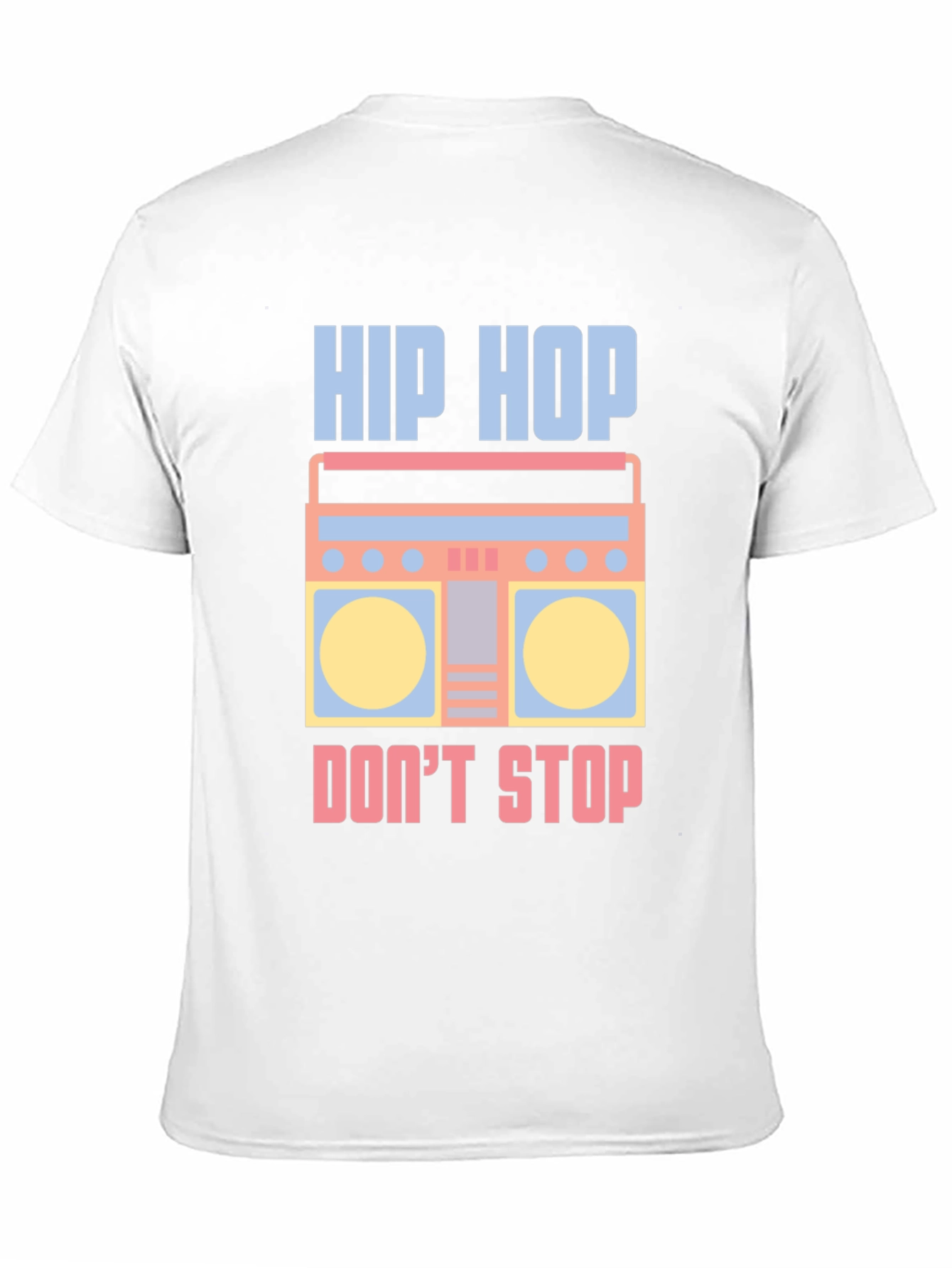 Hip Hop Boombox Graphic Tee - Cool Retro Style