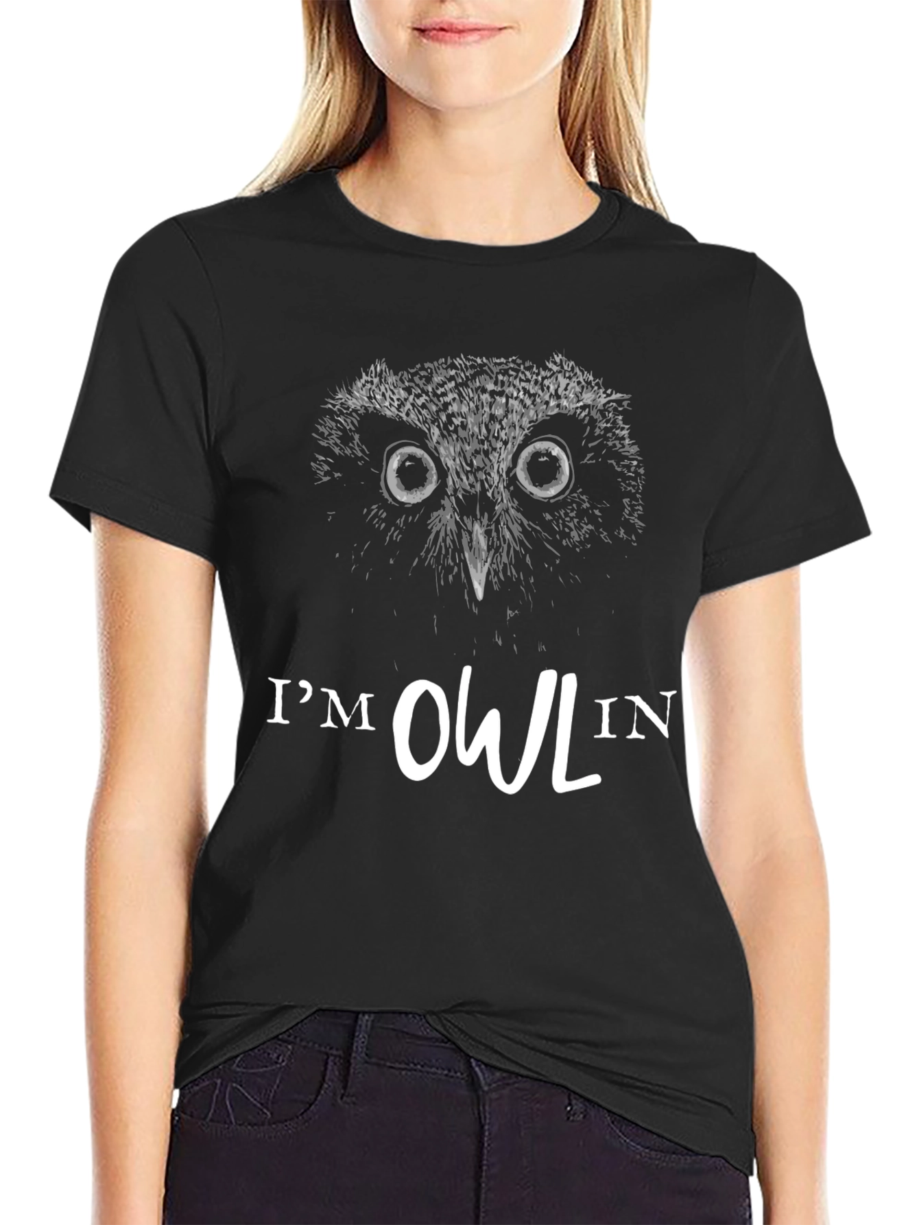 Im Owl In Graphic T-Shirt