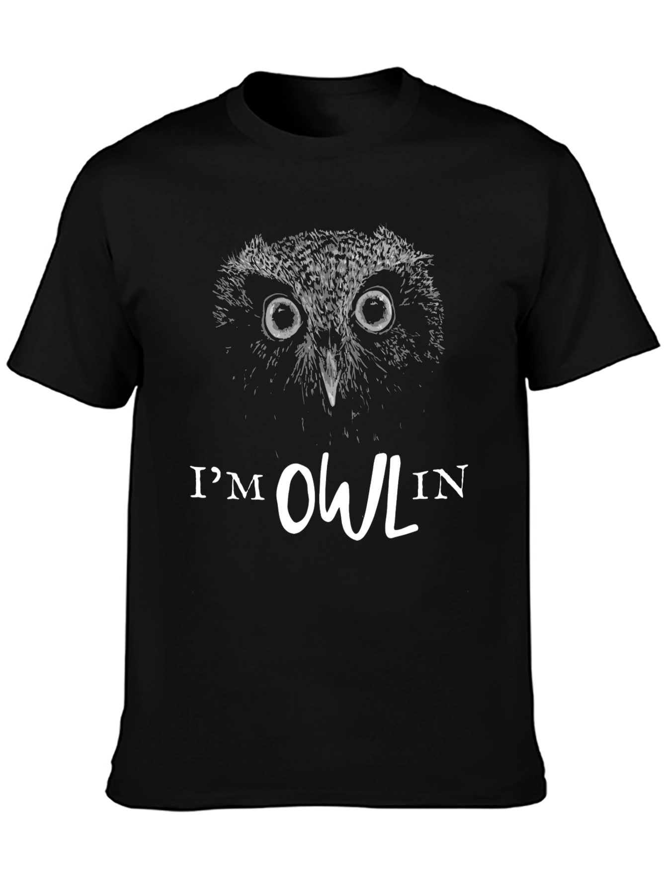 Im Owl In Graphic T-Shirt