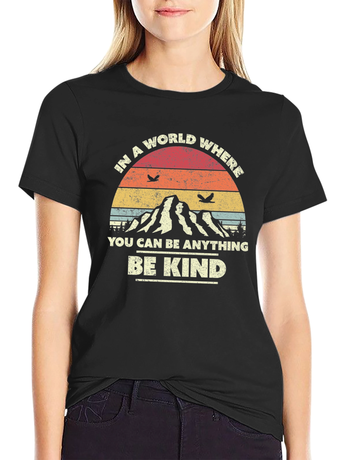 Be Kind Mountain Graphic Tee