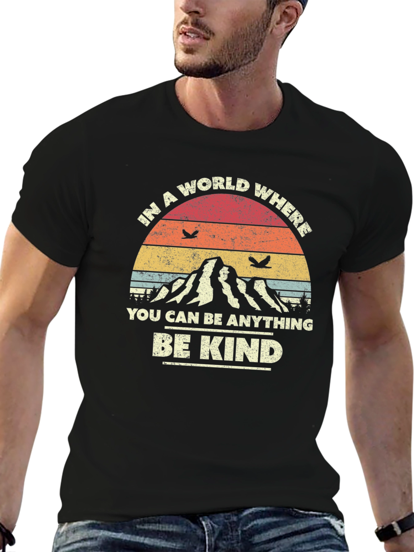 Be Kind Mountain Graphic Tee